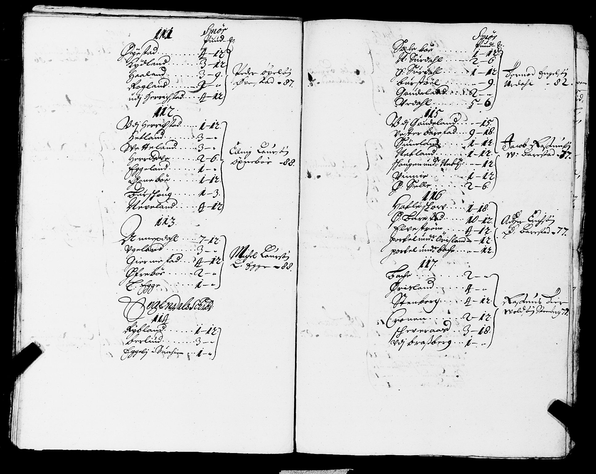 Fylkesmannen i Rogaland, AV/SAST-A-101928/99/3/325/325CA, 1655-1832, p. 1070