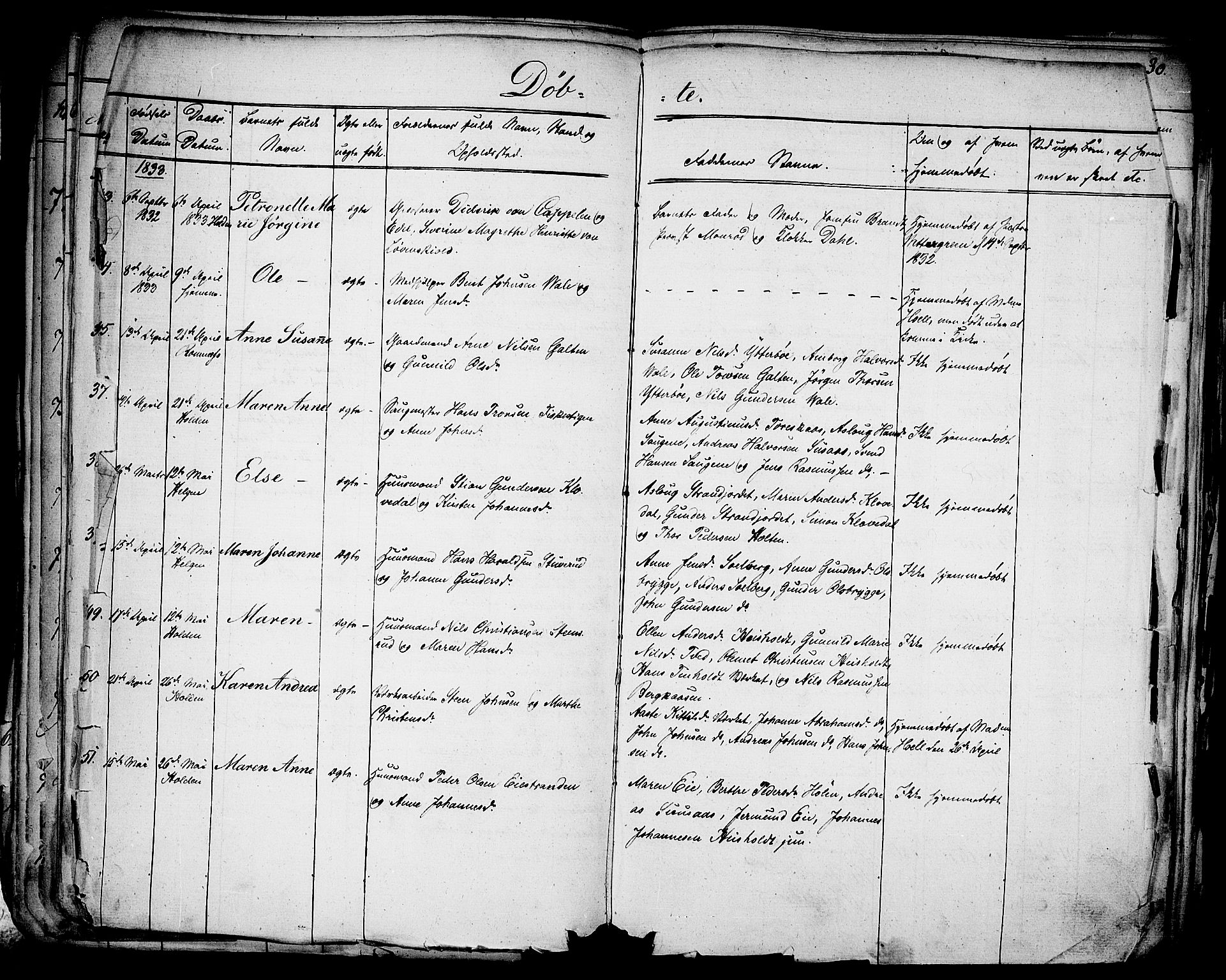 Holla kirkebøker, SAKO/A-272/F/Fa/L0004: Parish register (official) no. 4, 1830-1848, p. 29