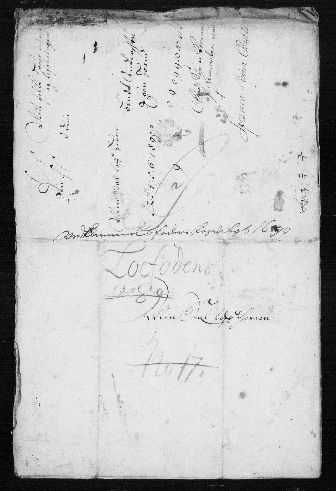 Rentekammeret inntil 1814, Reviderte regnskaper, Stiftamtstueregnskaper, Trondheim stiftamt og Nordland amt, AV/RA-EA-6044/R/Rh/L0015: Nordland amt, 1690