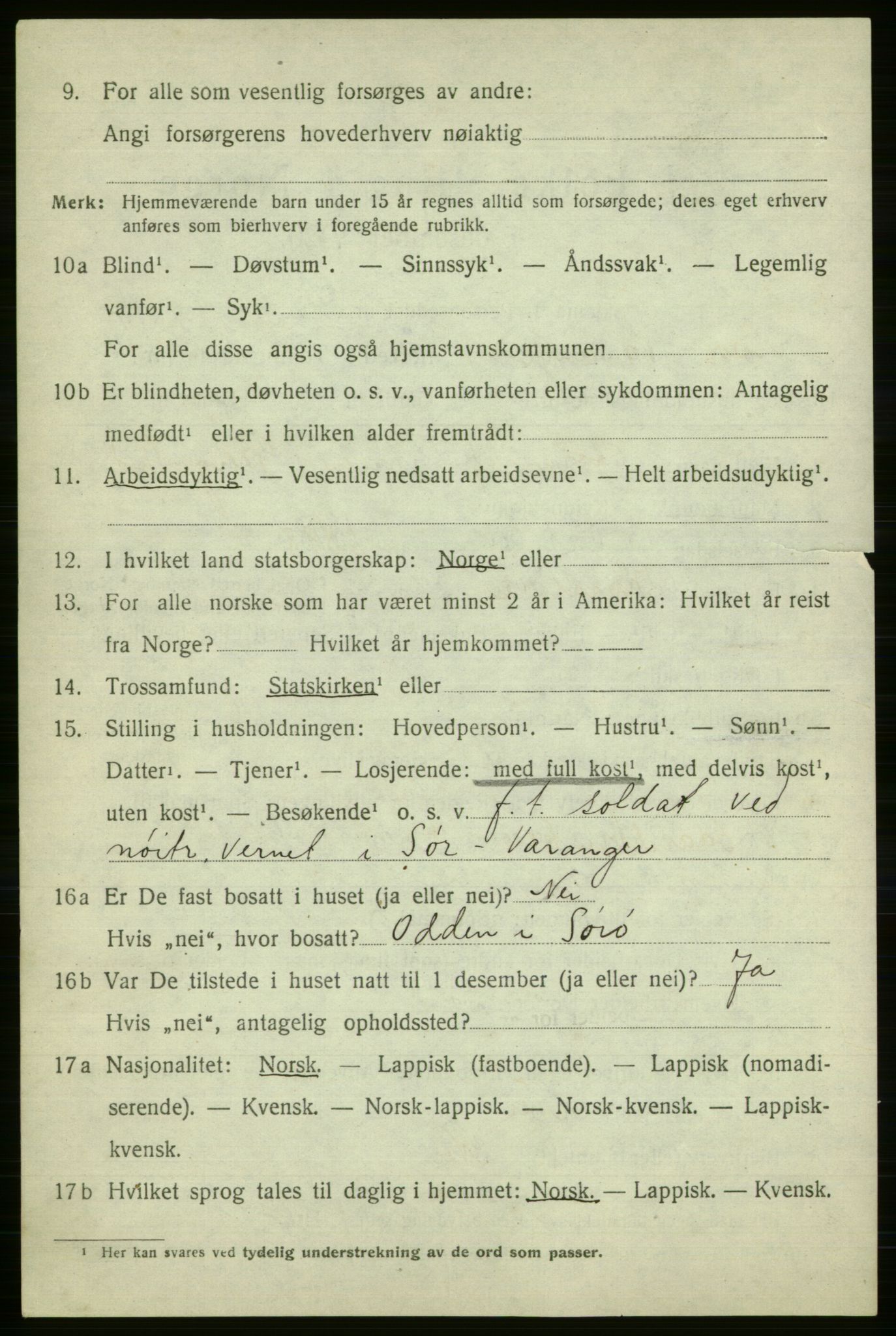 SATØ, 1920 census for Sør-Varanger, 1920, p. 10837