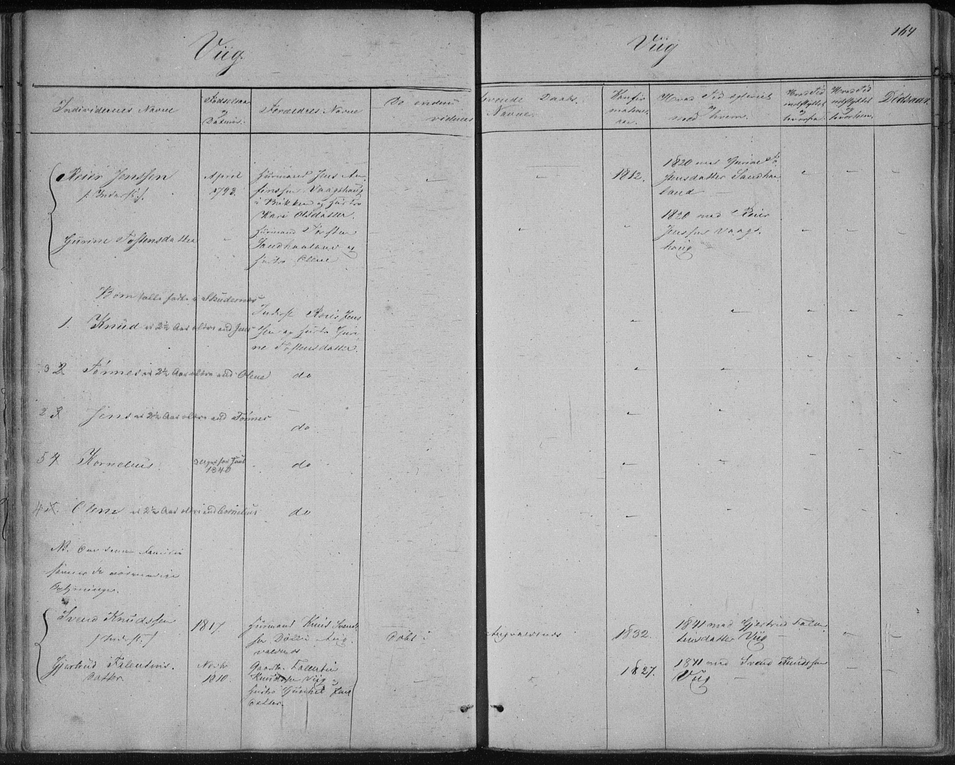 Skudenes sokneprestkontor, AV/SAST-A -101849/H/Ha/Haa/L0001: Parish register (official) no. A 1, 1770-1842, p. 164