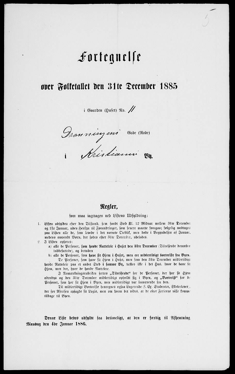 RA, 1885 census for 0301 Kristiania, 1885, p. 214