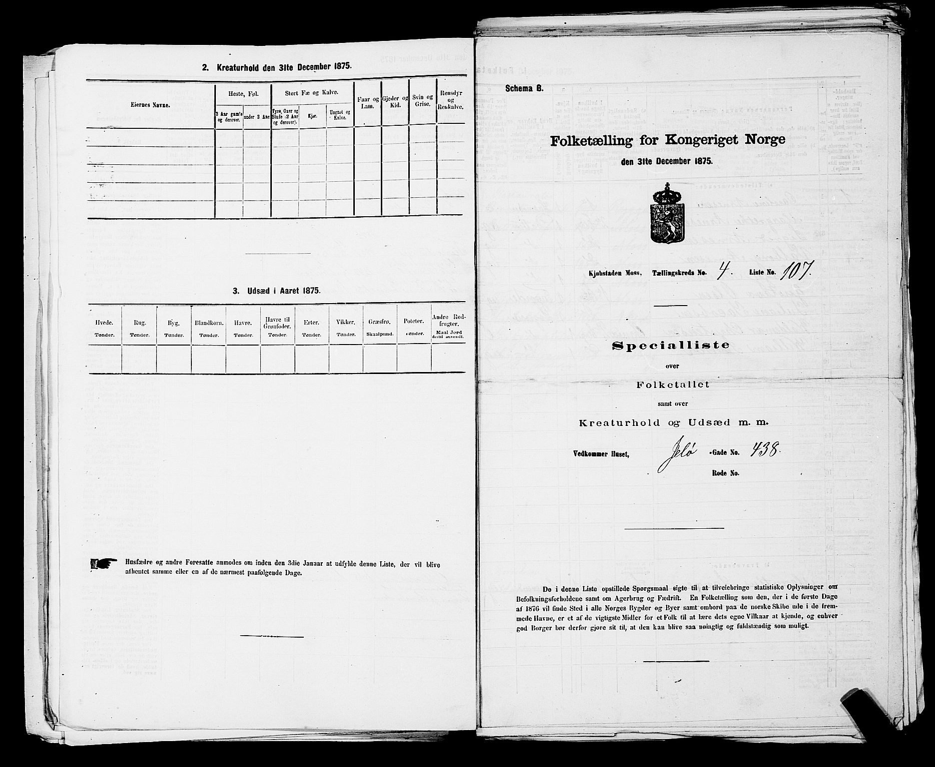 RA, 1875 census for 0104B Moss/Moss, 1875, p. 583