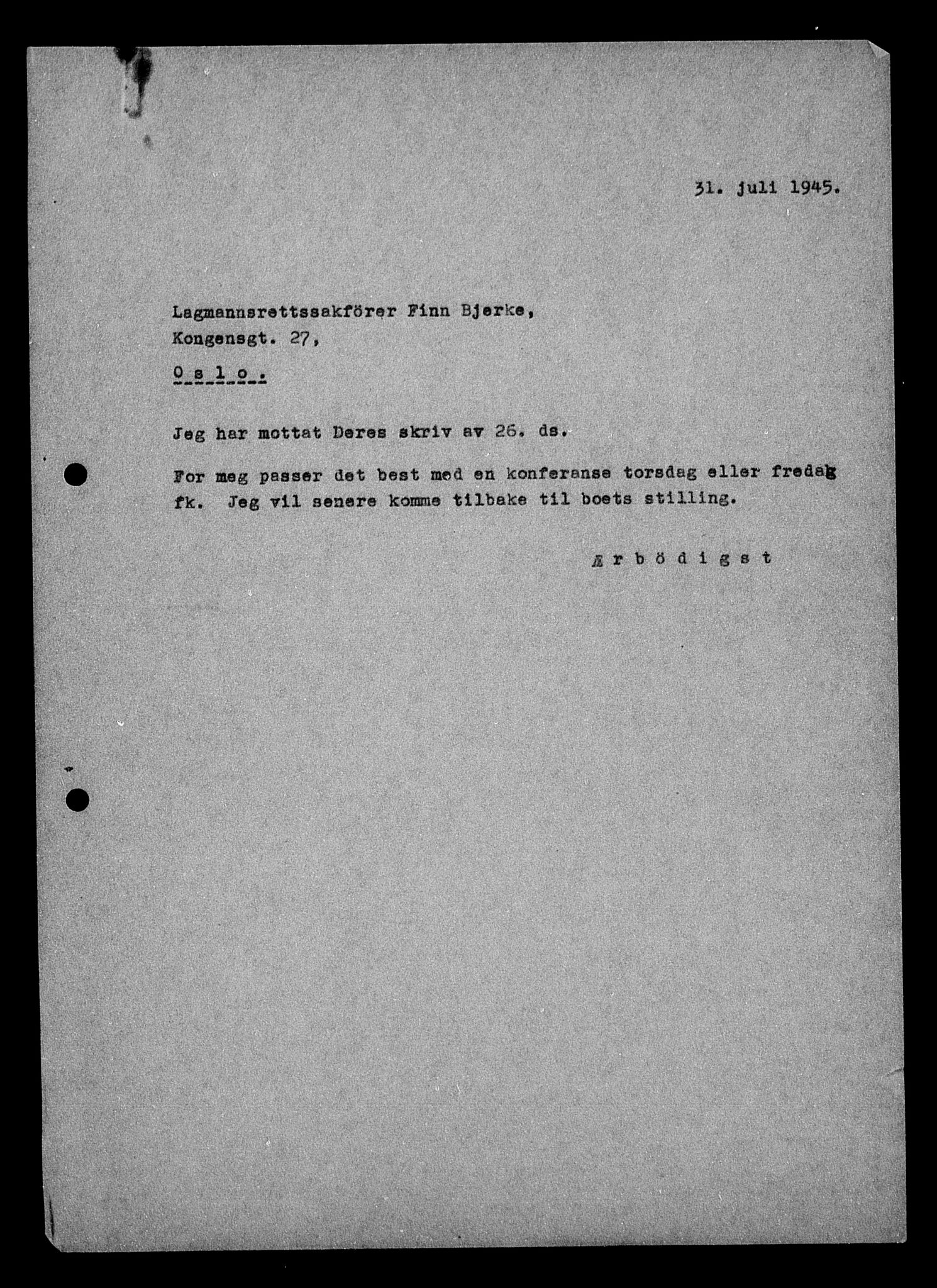 Justisdepartementet, Tilbakeføringskontoret for inndratte formuer, AV/RA-S-1564/H/Hc/Hcd/L0991: --, 1945-1947, p. 224