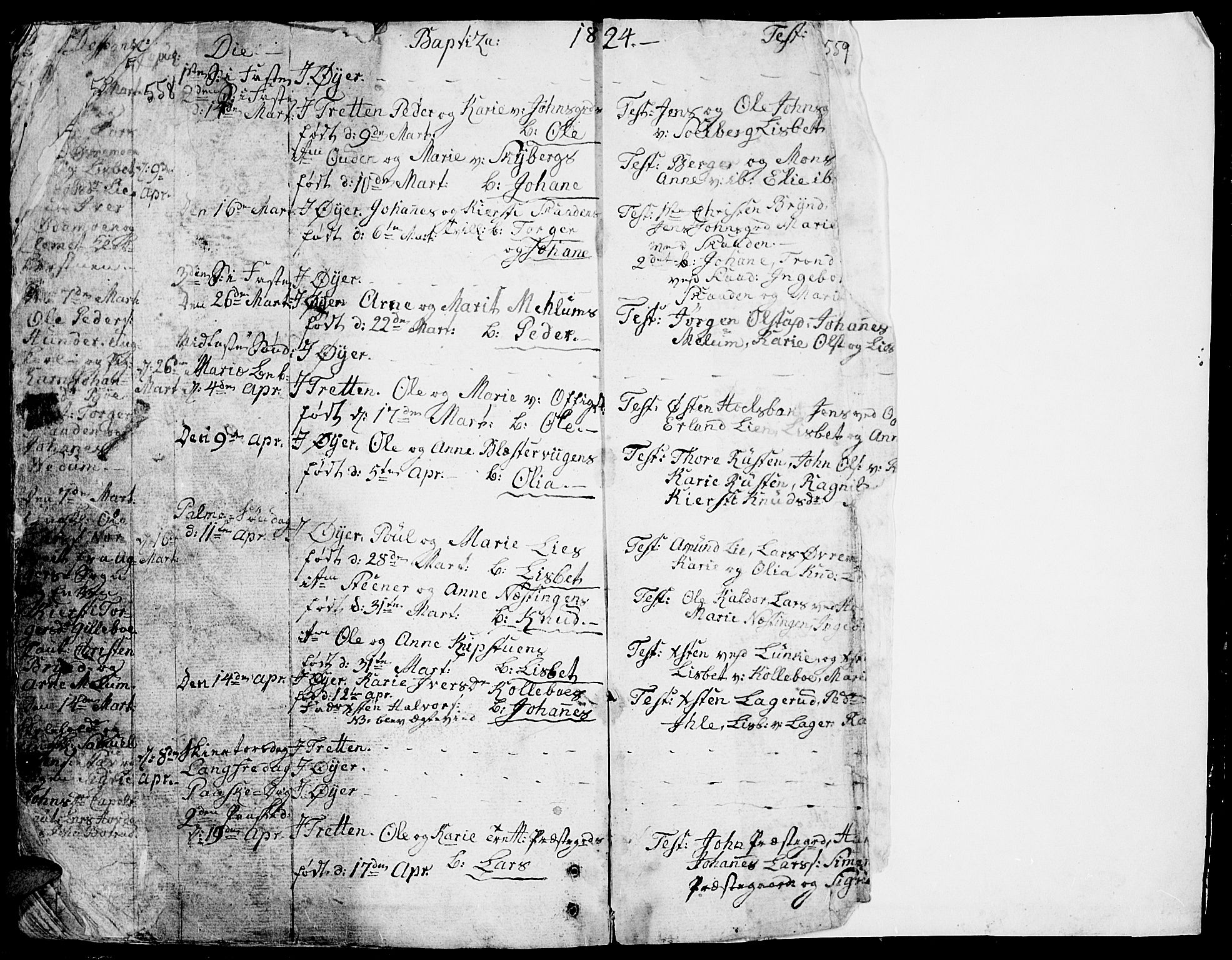 Øyer prestekontor, SAH/PREST-084/H/Ha/Haa/L0003: Parish register (official) no. 3, 1784-1824, p. 558-559