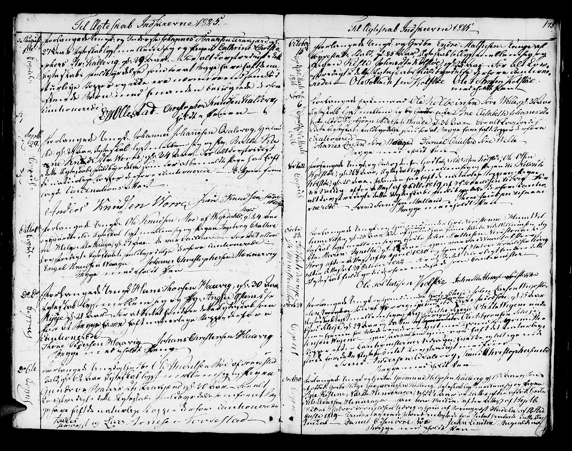 Avaldsnes sokneprestkontor, SAST/A -101851/H/Ha/Haa/L0003: Parish register (official) no. A 3, 1801-1817, p. 175
