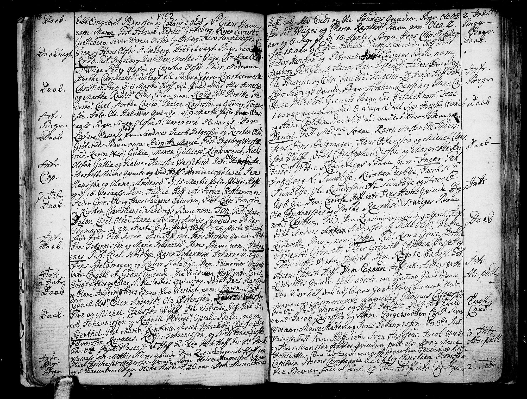 Hof kirkebøker, SAKO/A-64/F/Fa/L0002: Parish register (official) no. I 2, 1746-1781, p. 48-49