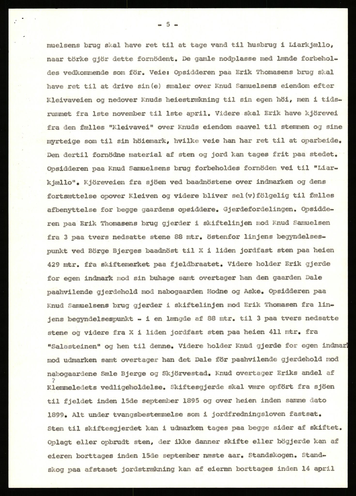 Statsarkivet i Stavanger, AV/SAST-A-101971/03/Y/Yj/L0013: Avskrifter sortert etter gårdsnavn: Bæreim - Dalen, 1750-1930, p. 597