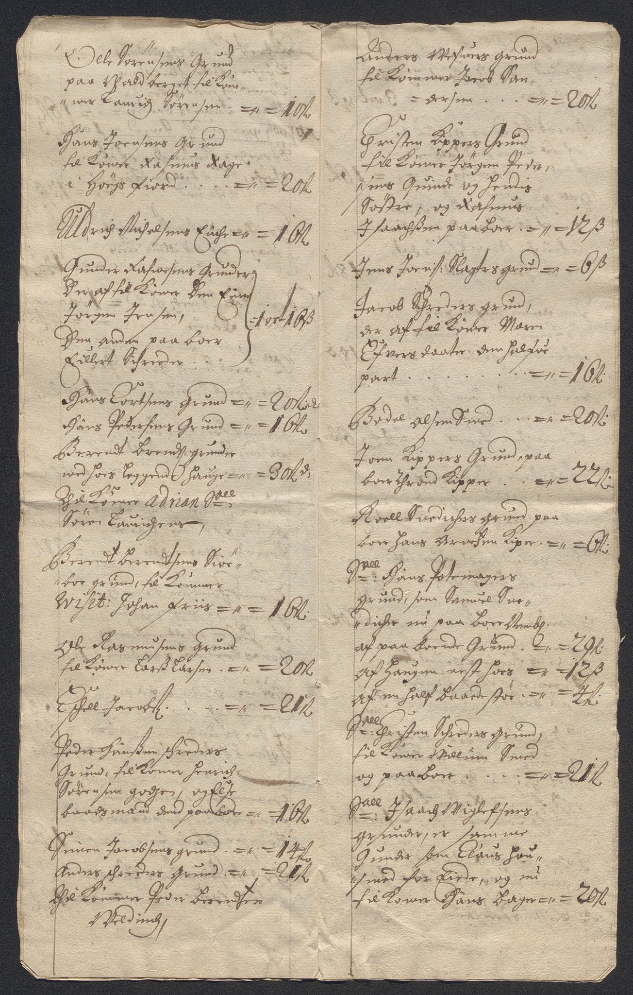 Rentekammeret inntil 1814, Reviderte regnskaper, Byregnskaper, AV/RA-EA-4066/R/Ro/L0316: [O14] Sikt og sakefall, 1662-1693, p. 360