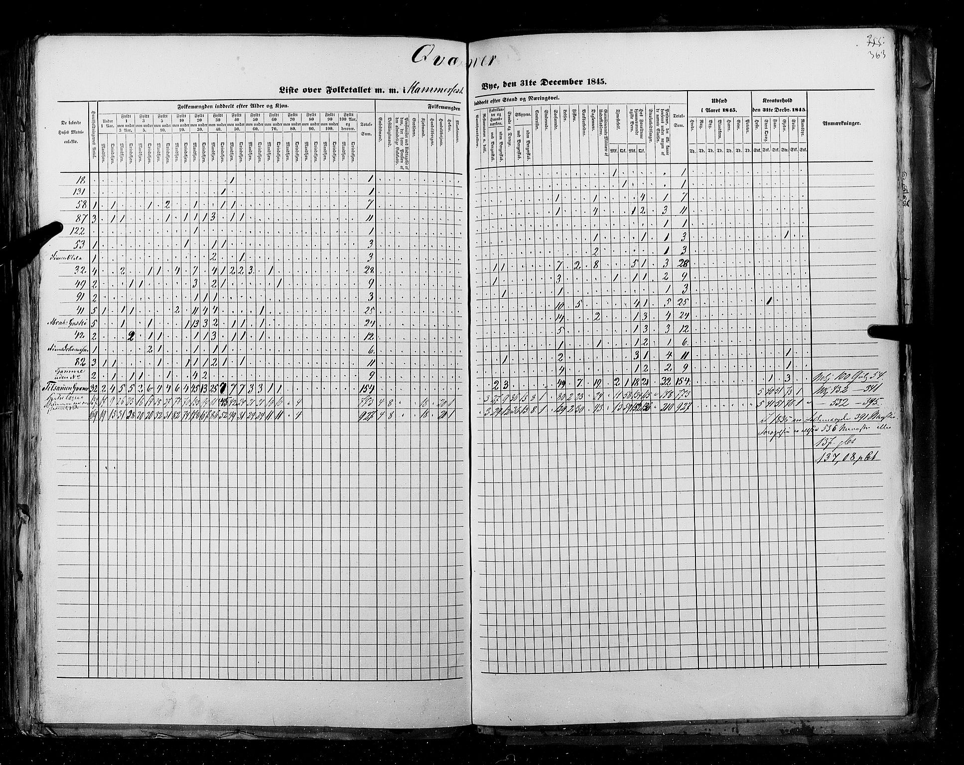 RA, Census 1845, vol. 11: Cities, 1845, p. 363