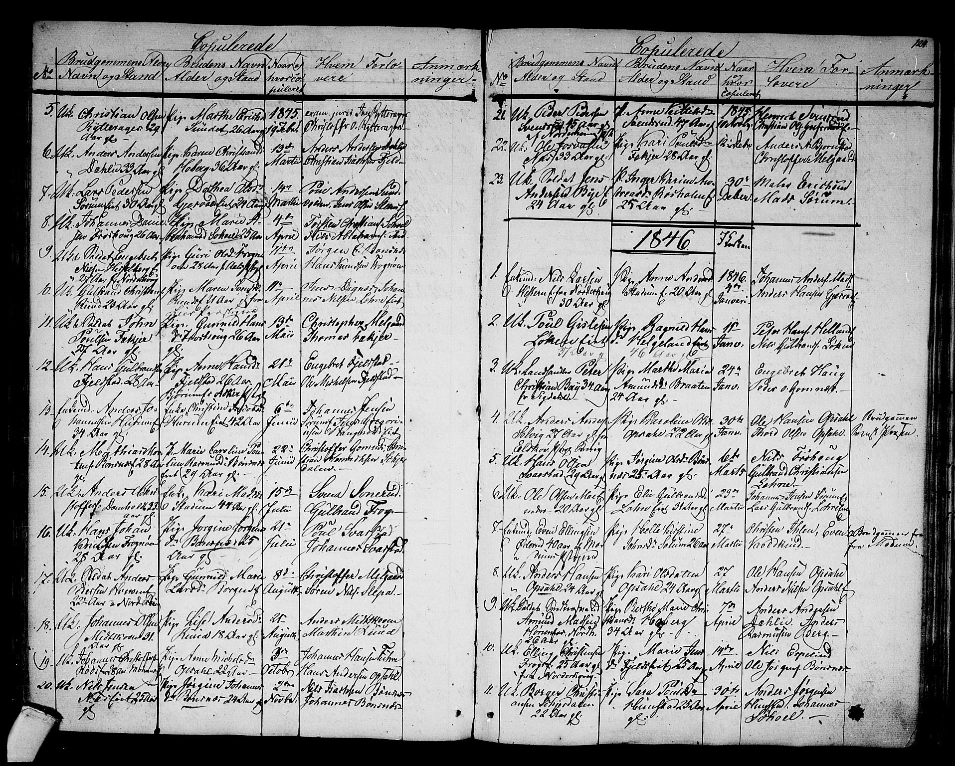 Hole kirkebøker, AV/SAKO-A-228/G/Ga/L0002: Parish register (copy) no. I 2, 1842-1878, p. 124