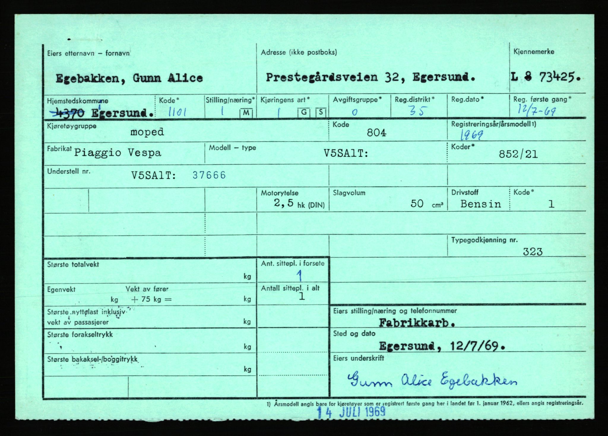 Stavanger trafikkstasjon, SAST/A-101942/0/F/L0067: L-71600 - L-74999, 1930-1971, p. 1526