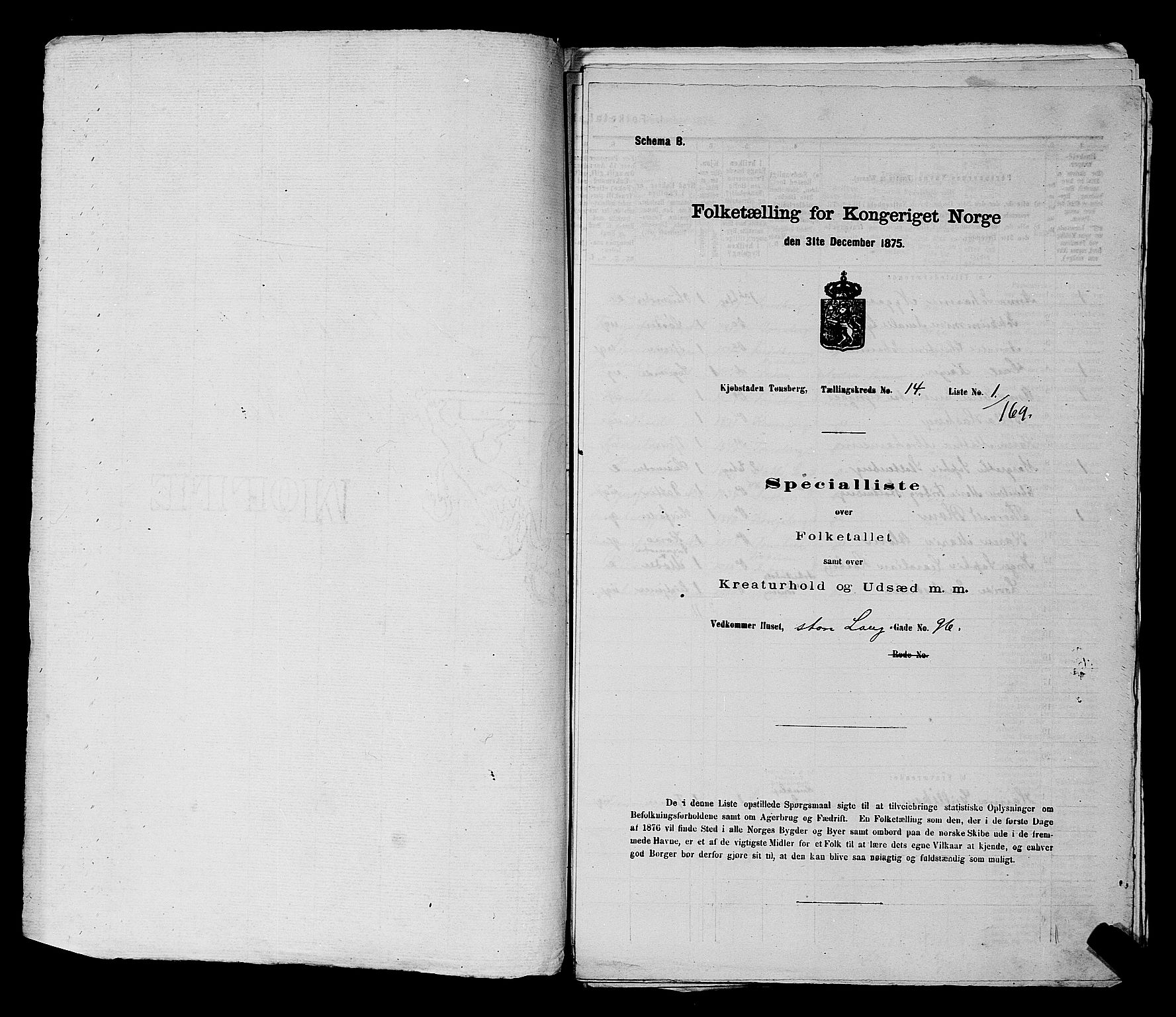 SAKO, 1875 census for 0705P Tønsberg, 1875, p. 420