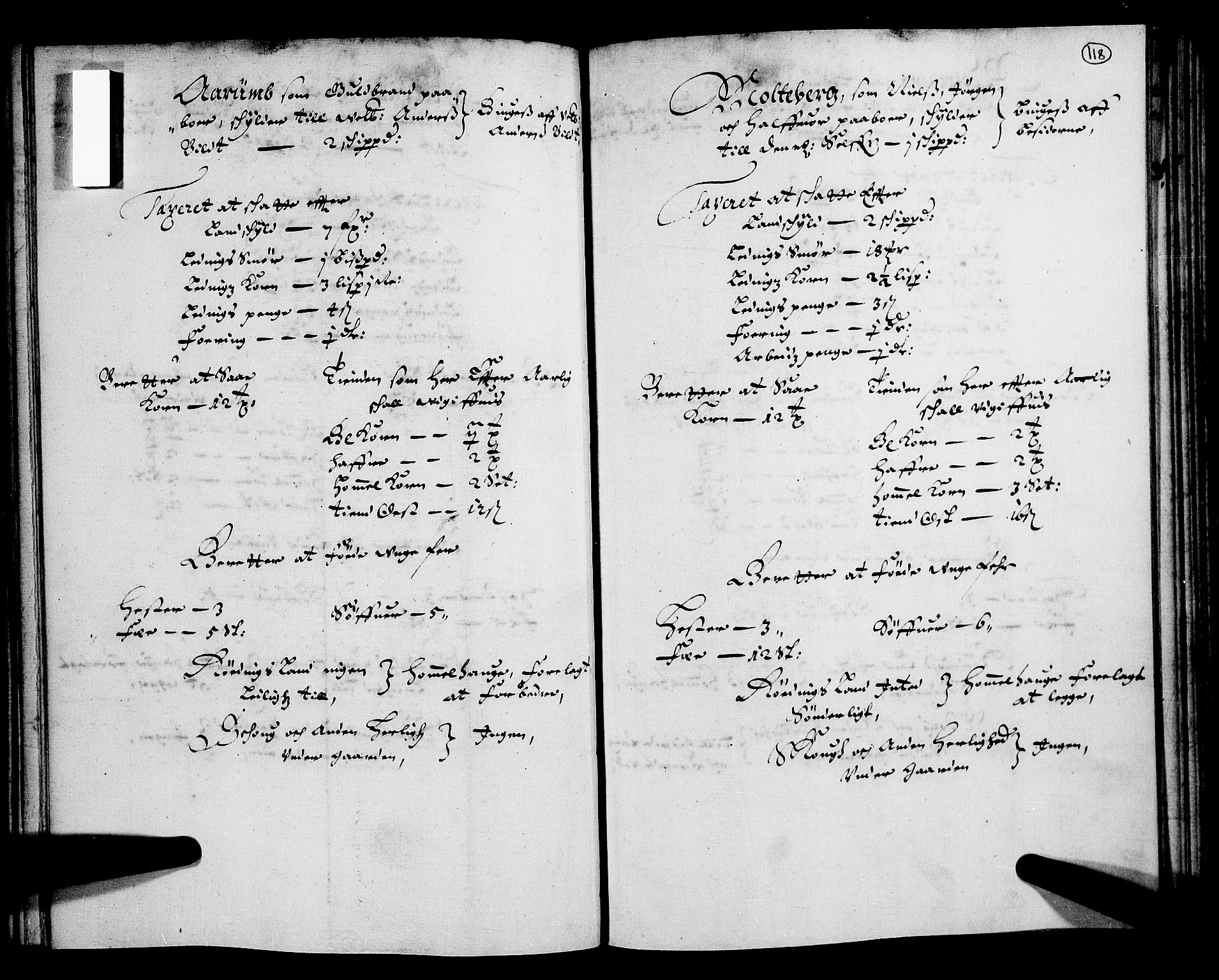 Rentekammeret inntil 1814, Realistisk ordnet avdeling, AV/RA-EA-4070/N/Nb/Nba/L0004: Tune, Veme, Åbygge og Hvaler, 1. del, 1667, p. 117b-118a