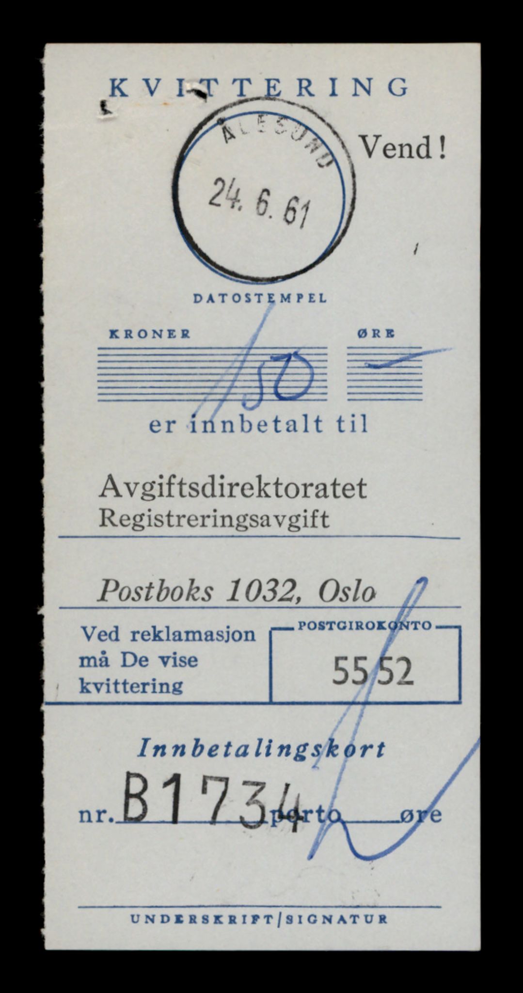 Møre og Romsdal vegkontor - Ålesund trafikkstasjon, SAT/A-4099/F/Fe/L0005: Registreringskort for kjøretøy T 443 - T 546, 1927-1998, p. 1839