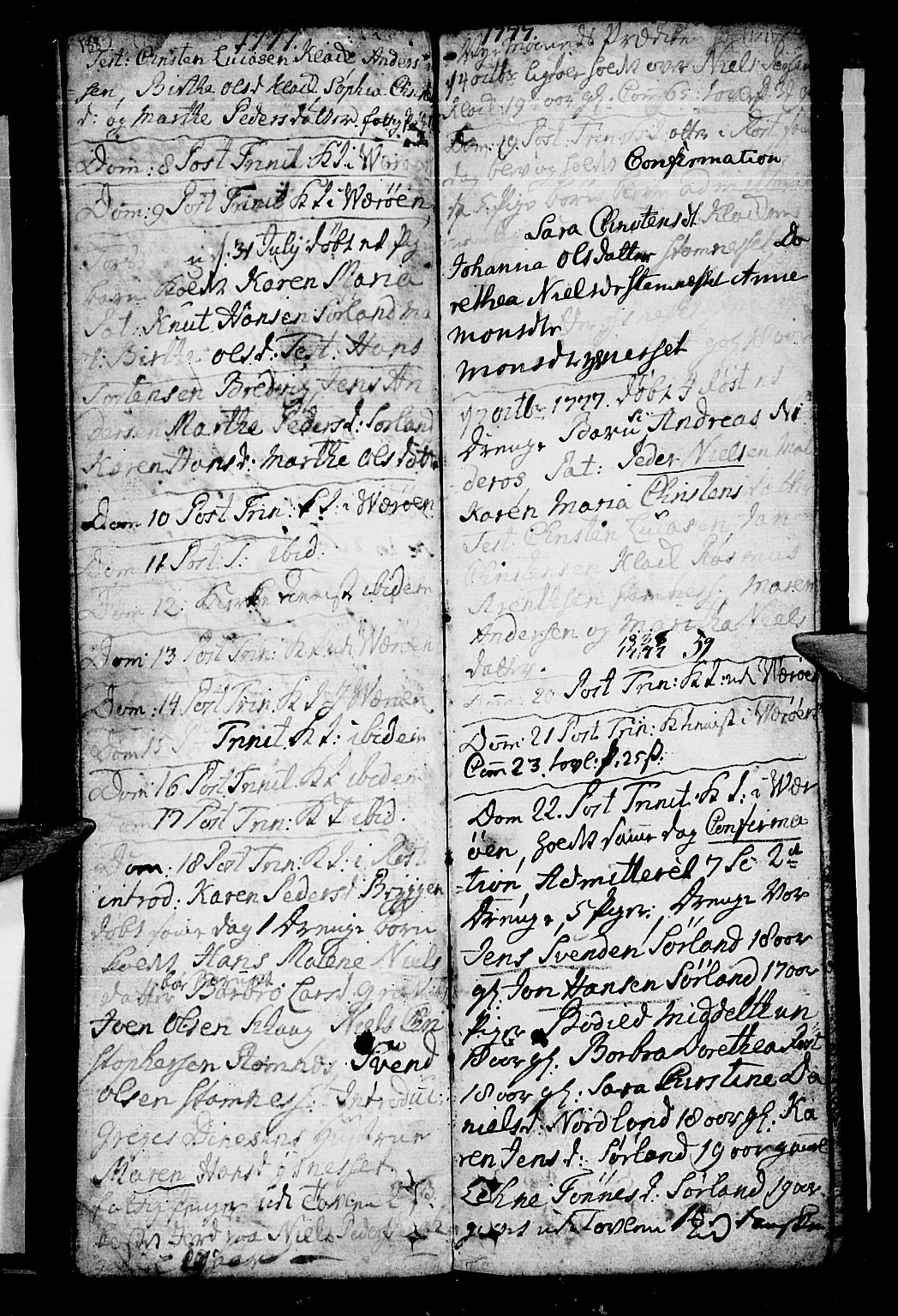 Ministerialprotokoller, klokkerbøker og fødselsregistre - Nordland, AV/SAT-A-1459/807/L0118: Parish register (official) no. 807A01, 1752-1798, p. 188-189