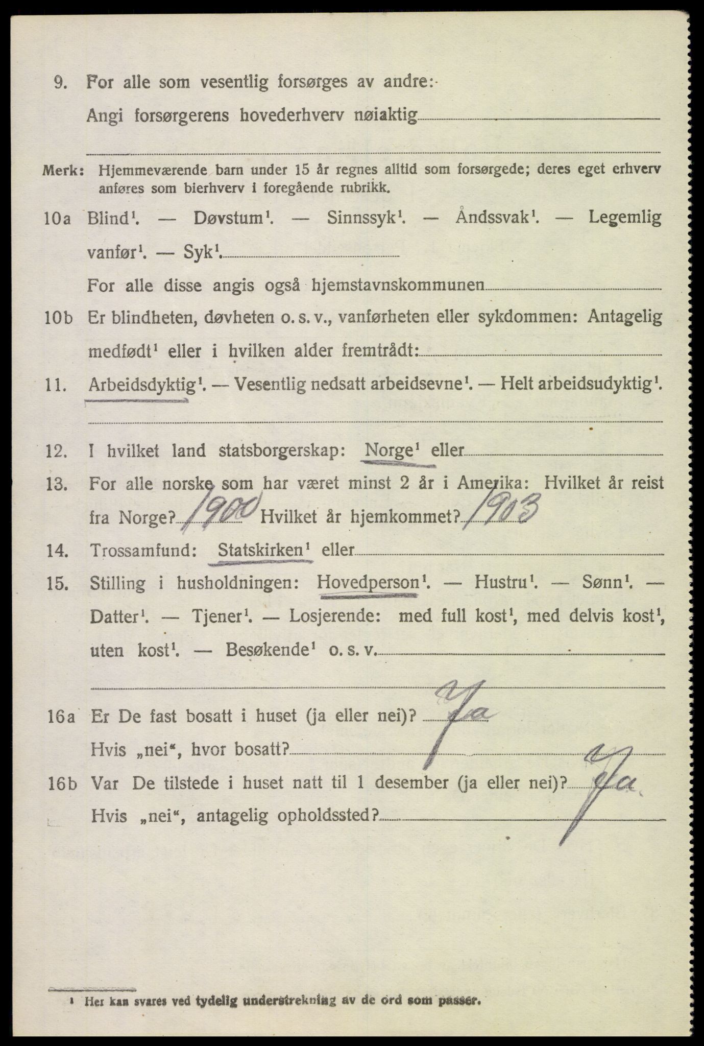 SAH, 1920 census for Østre Toten, 1920, p. 6449