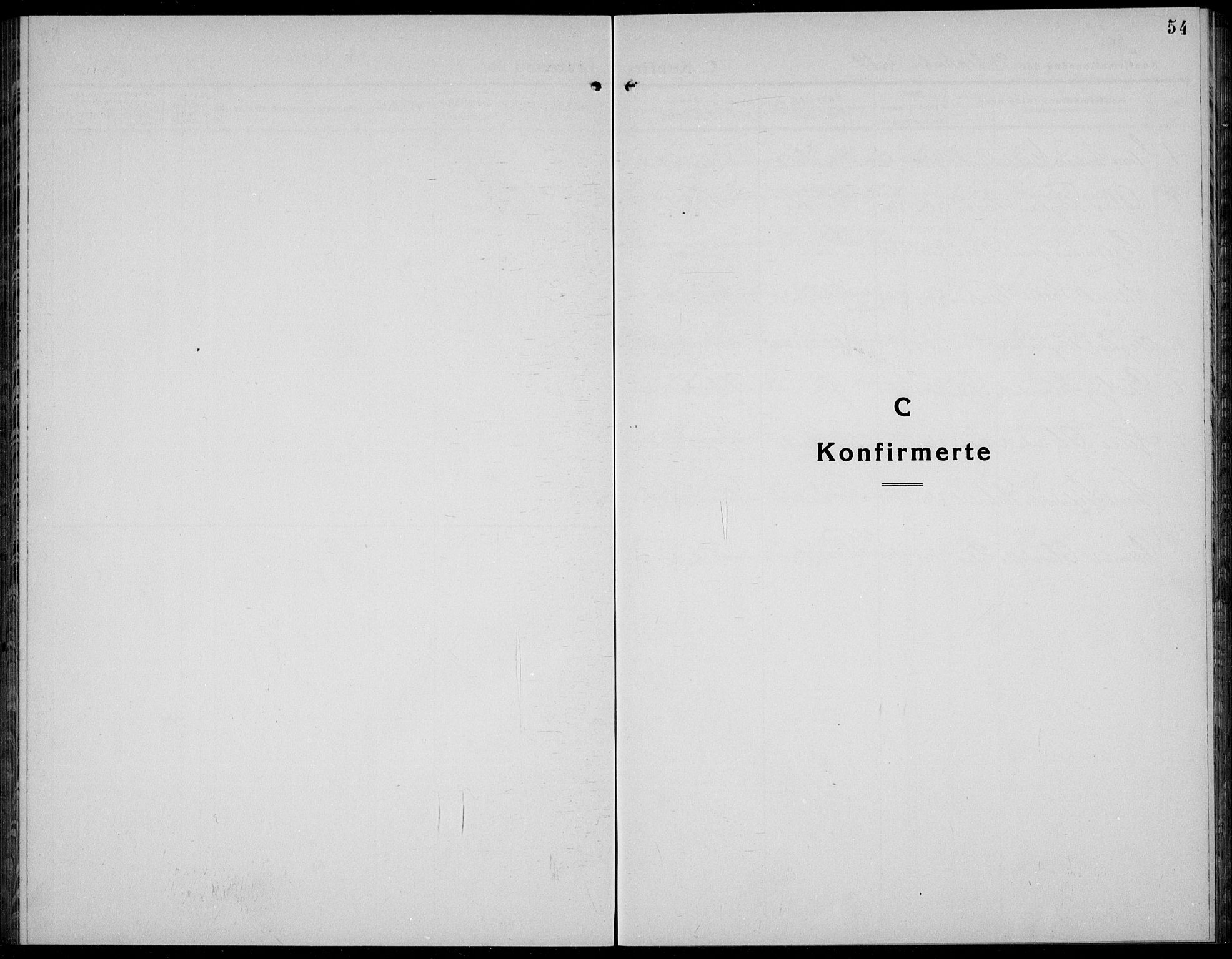 Kviteseid kirkebøker, SAKO/A-276/G/Gc/L0002: Parish register (copy) no. III 2, 1917-1937, p. 54