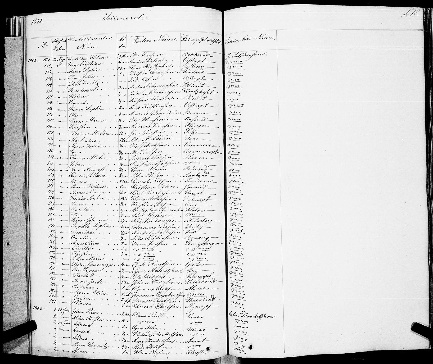 Skiptvet prestekontor Kirkebøker, AV/SAO-A-20009/F/Fa/L0006: Parish register (official) no. 6, 1839-1860, p. 278