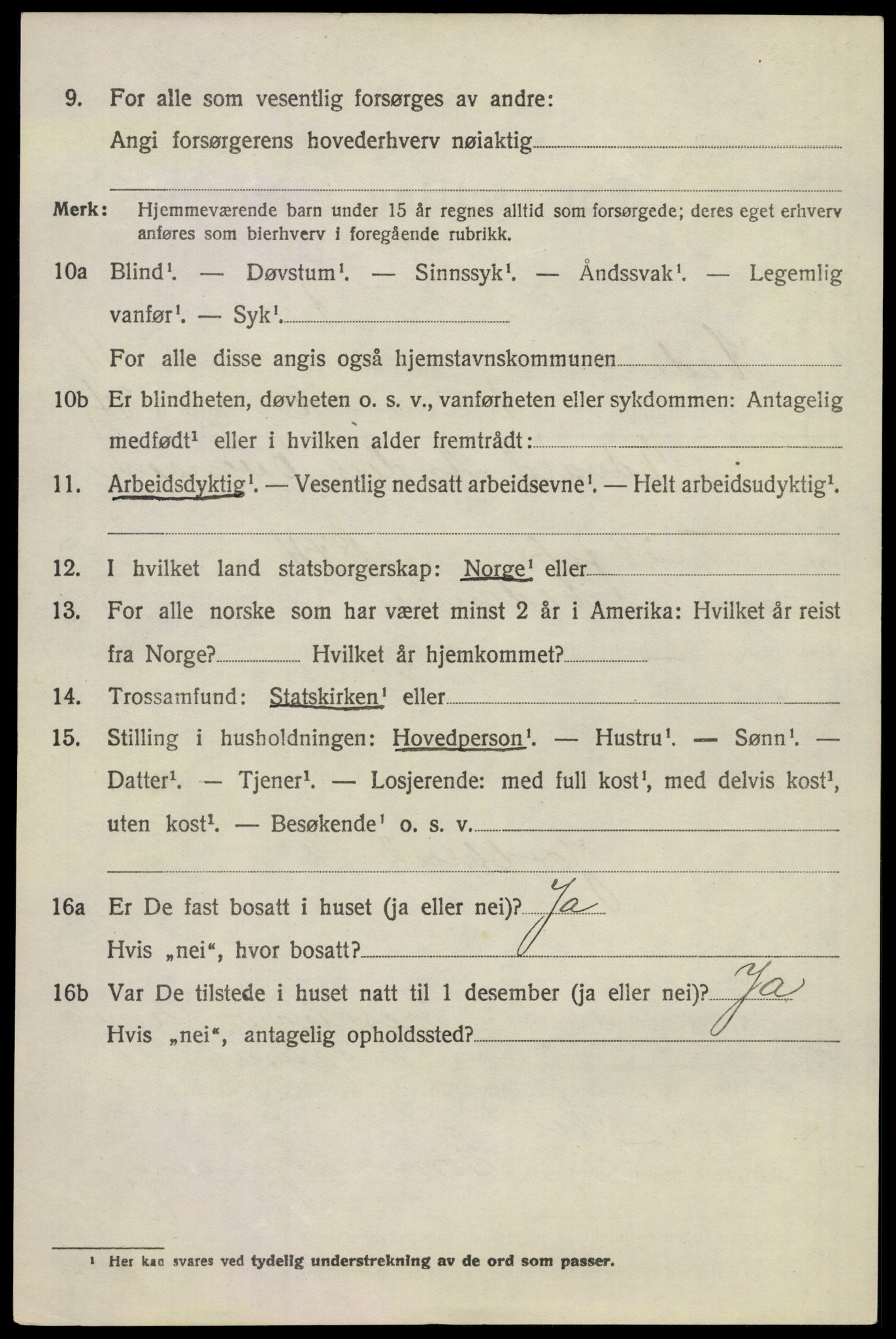 SAKO, 1920 census for Hedrum, 1920, p. 7606