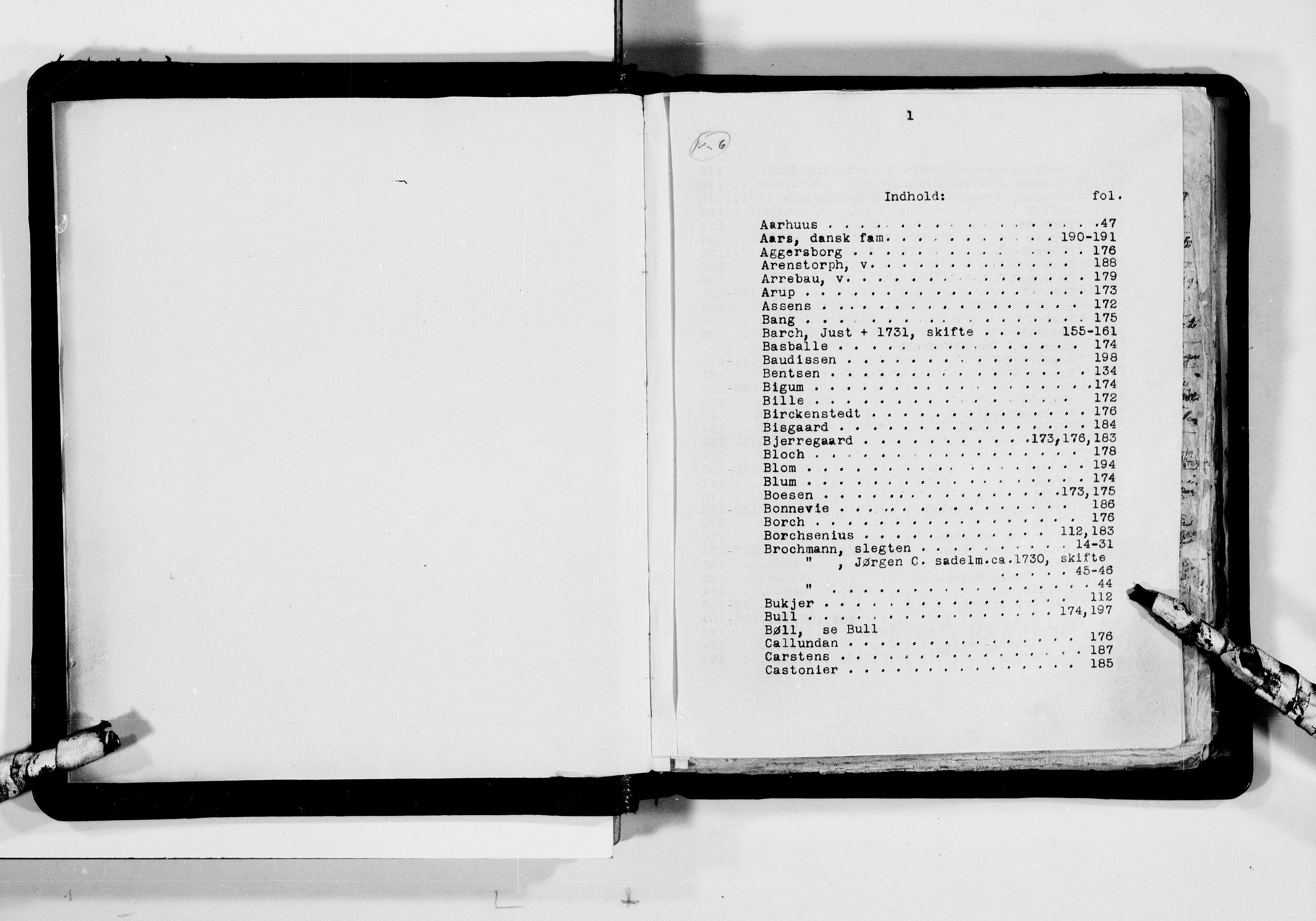 Lassens samlinger, AV/RA-PA-0051/F/Fb/L0057: Blandede genealogiske opptegnelser, 1500-1907, p. 2