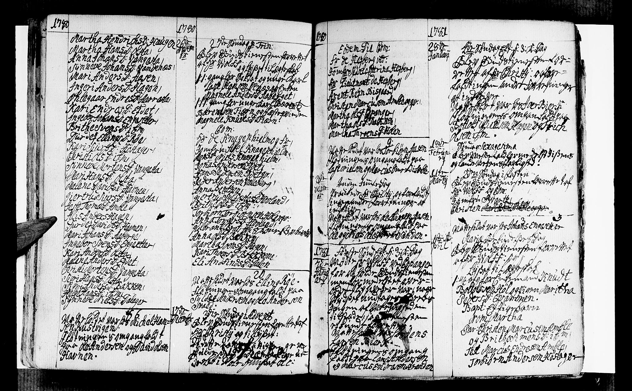 Sogndal sokneprestembete, AV/SAB-A-81301/H/Haa/Haaa/L0004: Parish register (official) no. A 4, 1747-1782