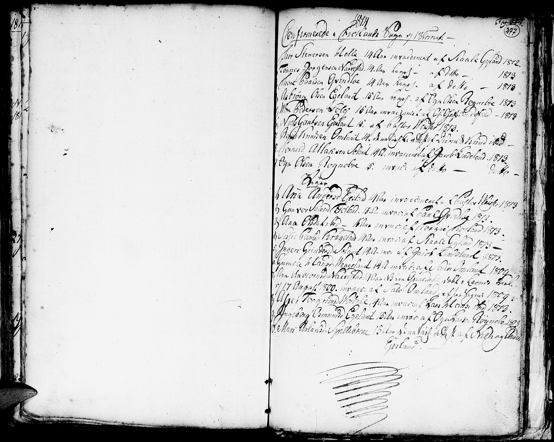 Hægebostad sokneprestkontor, SAK/1111-0024/F/Fa/Faa/L0001: Parish register (official) no. A 1 /3, 1760-1826, p. 277
