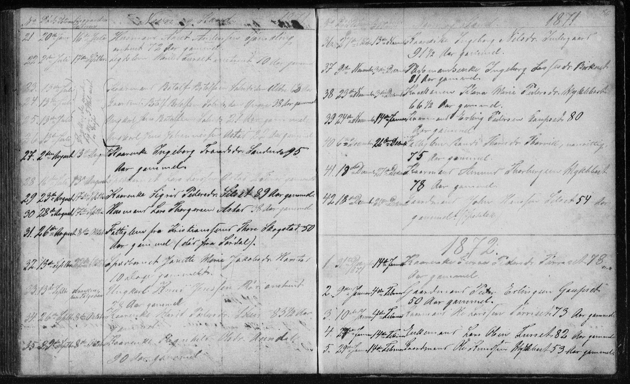 Ministerialprotokoller, klokkerbøker og fødselsregistre - Møre og Romsdal, AV/SAT-A-1454/584/L0968: Parish register (copy) no. 584C01, 1862-1877, p. 86