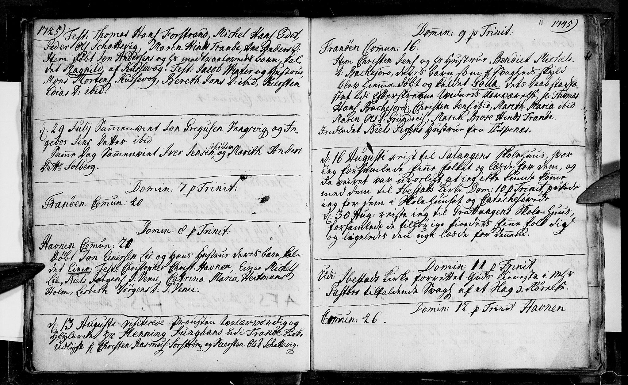 Ibestad sokneprestembete, SATØ/S-0077/H/Ha/Haa/L0001kirke: Parish register (official) no. 1, 1744-1757, p. 11