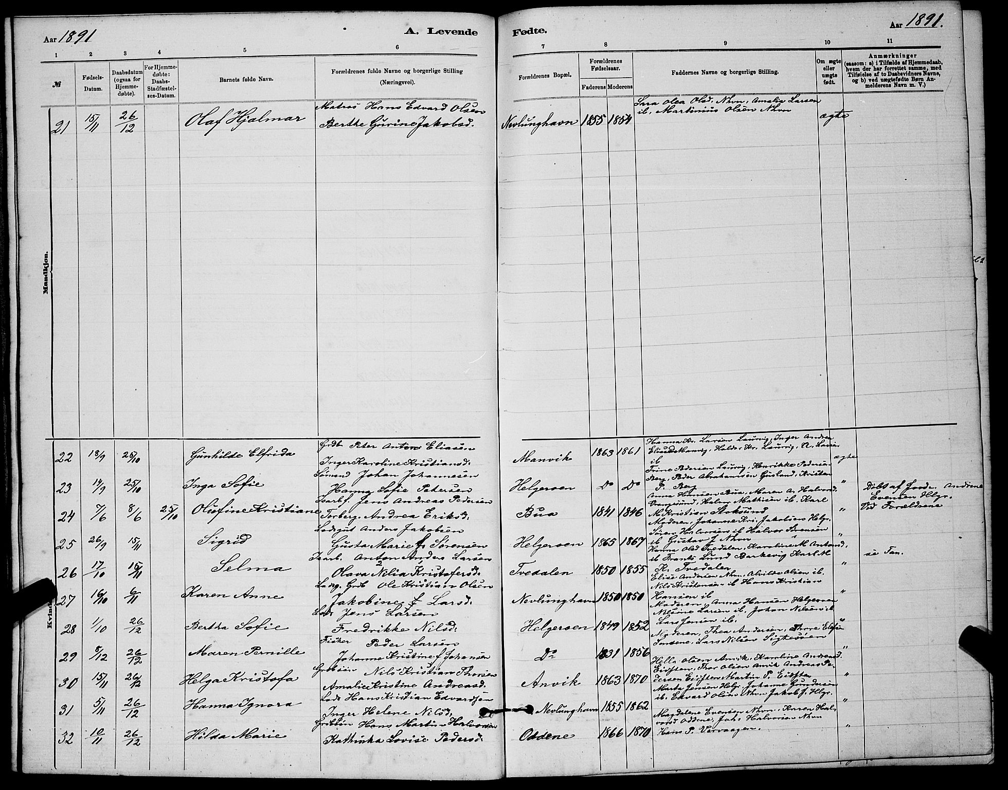 Brunlanes kirkebøker, AV/SAKO-A-342/G/Gb/L0002: Parish register (copy) no. II 2, 1878-1902