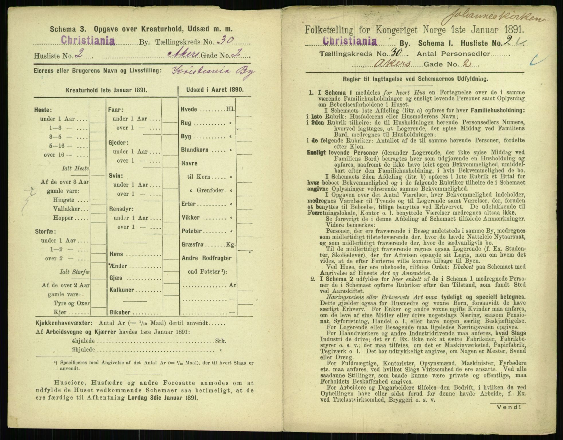 RA, 1891 census for 0301 Kristiania, 1891, p. 15533