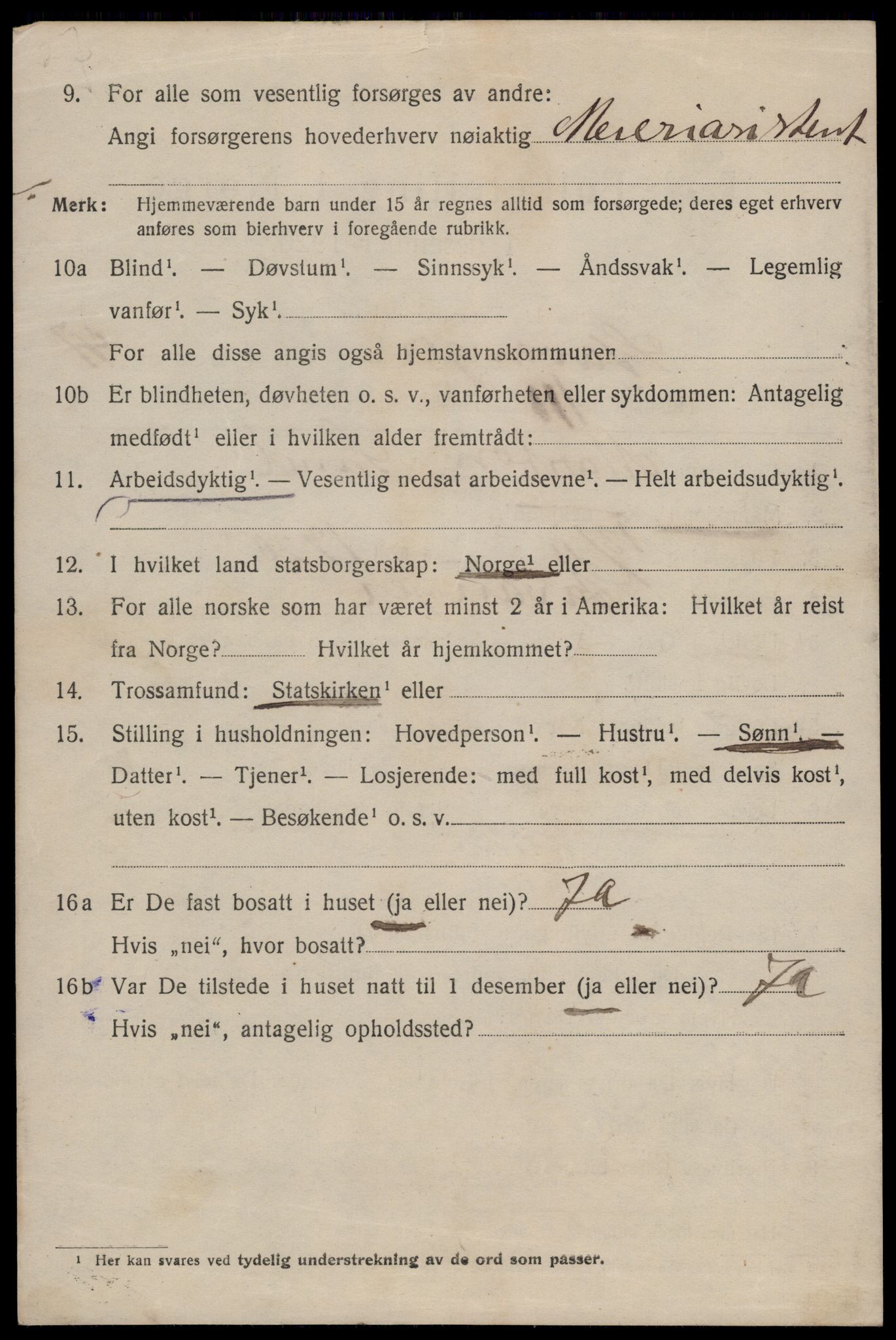 SAST, 1920 census for Stavanger, 1920, p. 115297