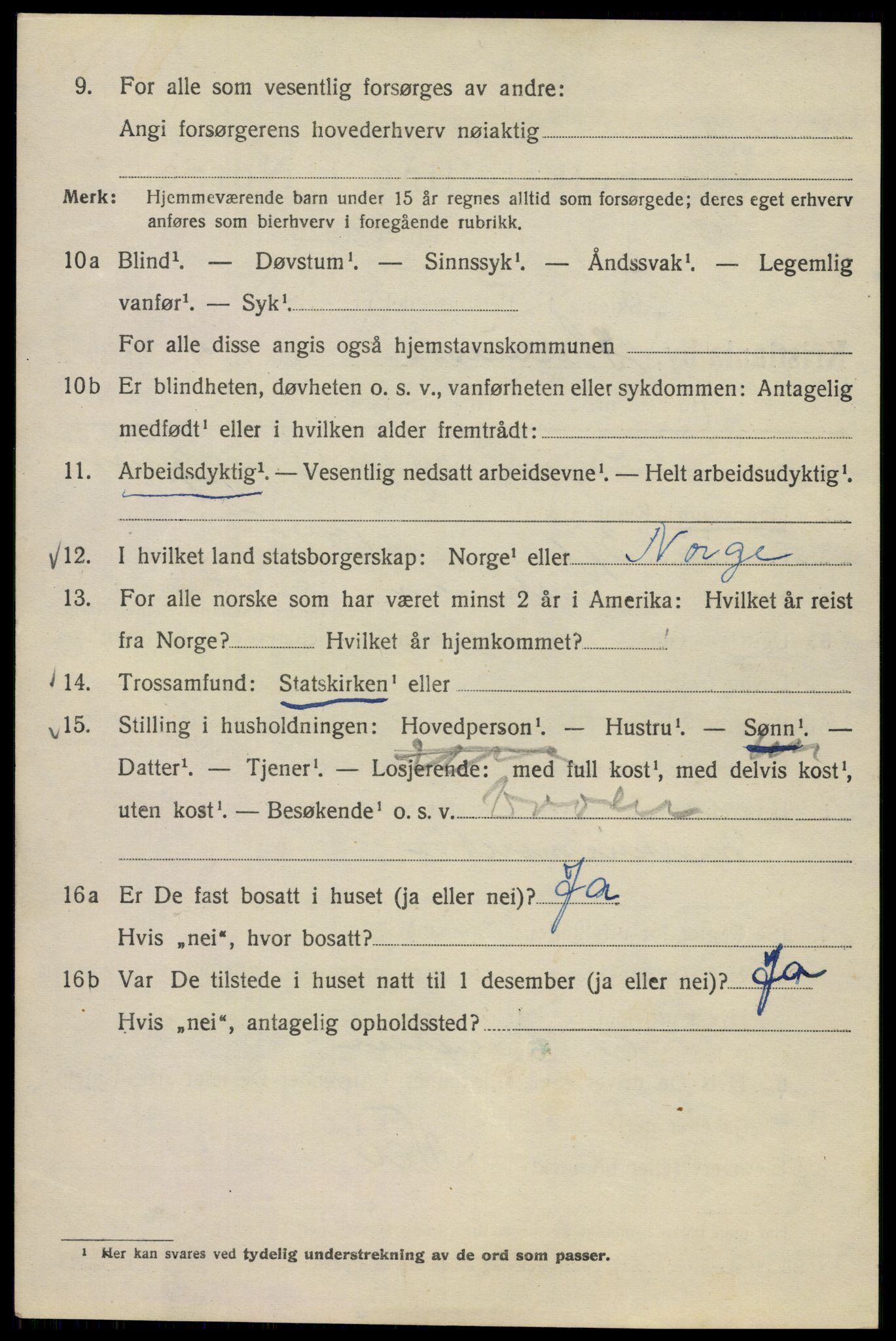 SAO, 1920 census for Kristiania, 1920, p. 272084