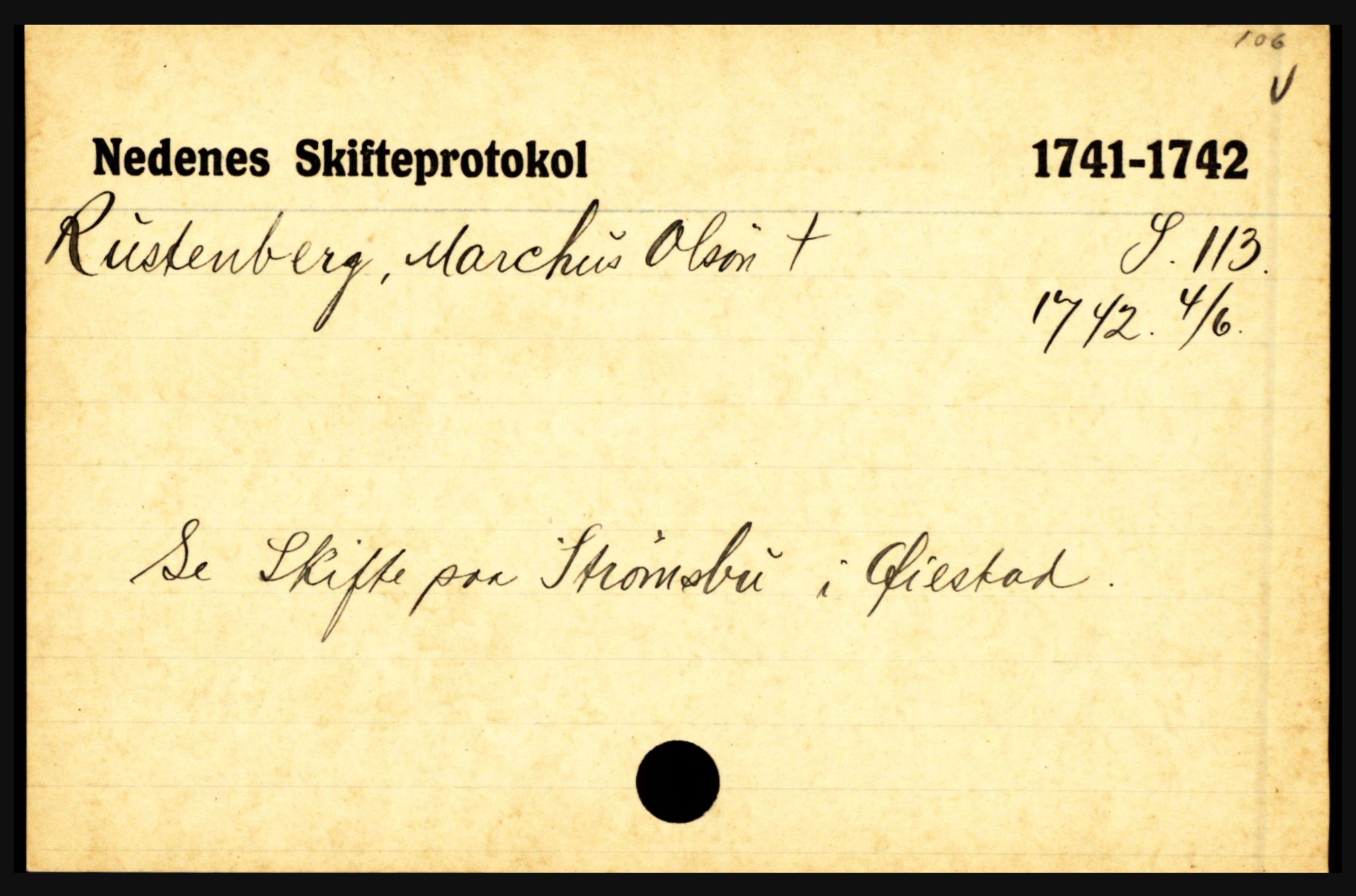 Nedenes sorenskriveri før 1824, AV/SAK-1221-0007/H, p. 24513