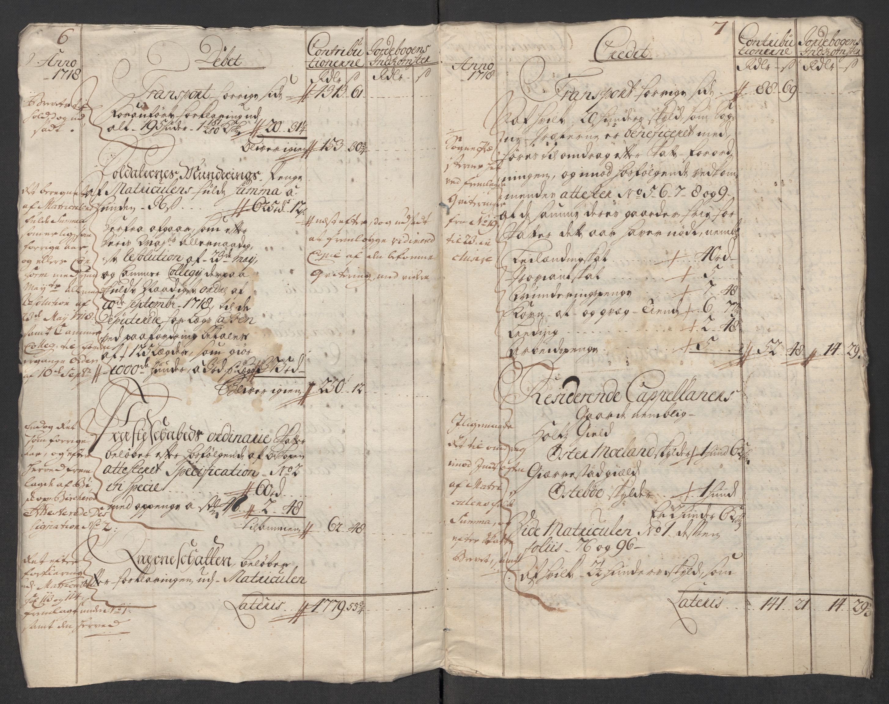 Rentekammeret inntil 1814, Reviderte regnskaper, Fogderegnskap, AV/RA-EA-4092/R39/L2327: Fogderegnskap Nedenes, 1718, p. 7