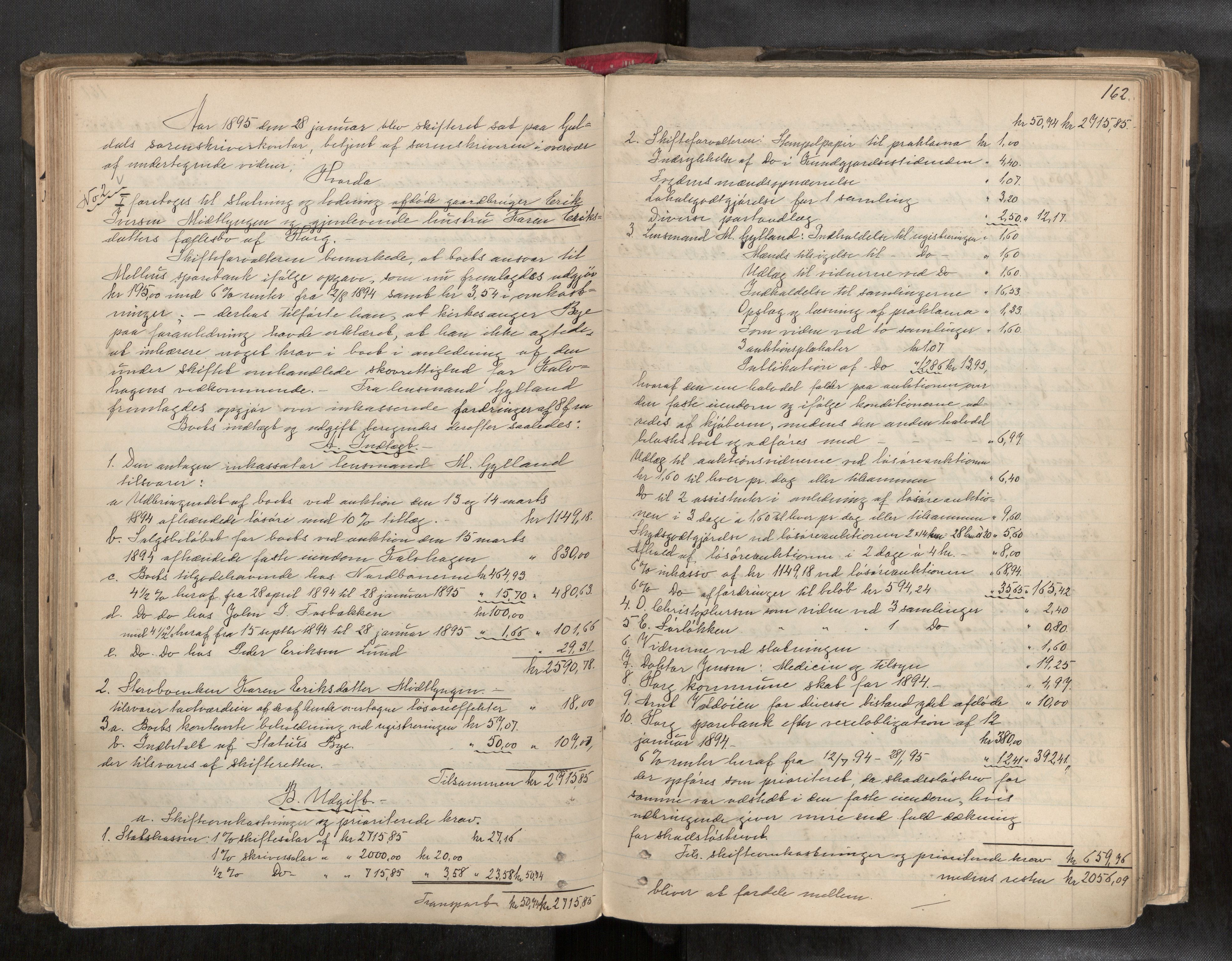 Gauldal sorenskriveri, AV/SAT-A-0014/1/3/3A/L0015: Skifteslutningsprotokoll  2, 1889-1902, p. 162
