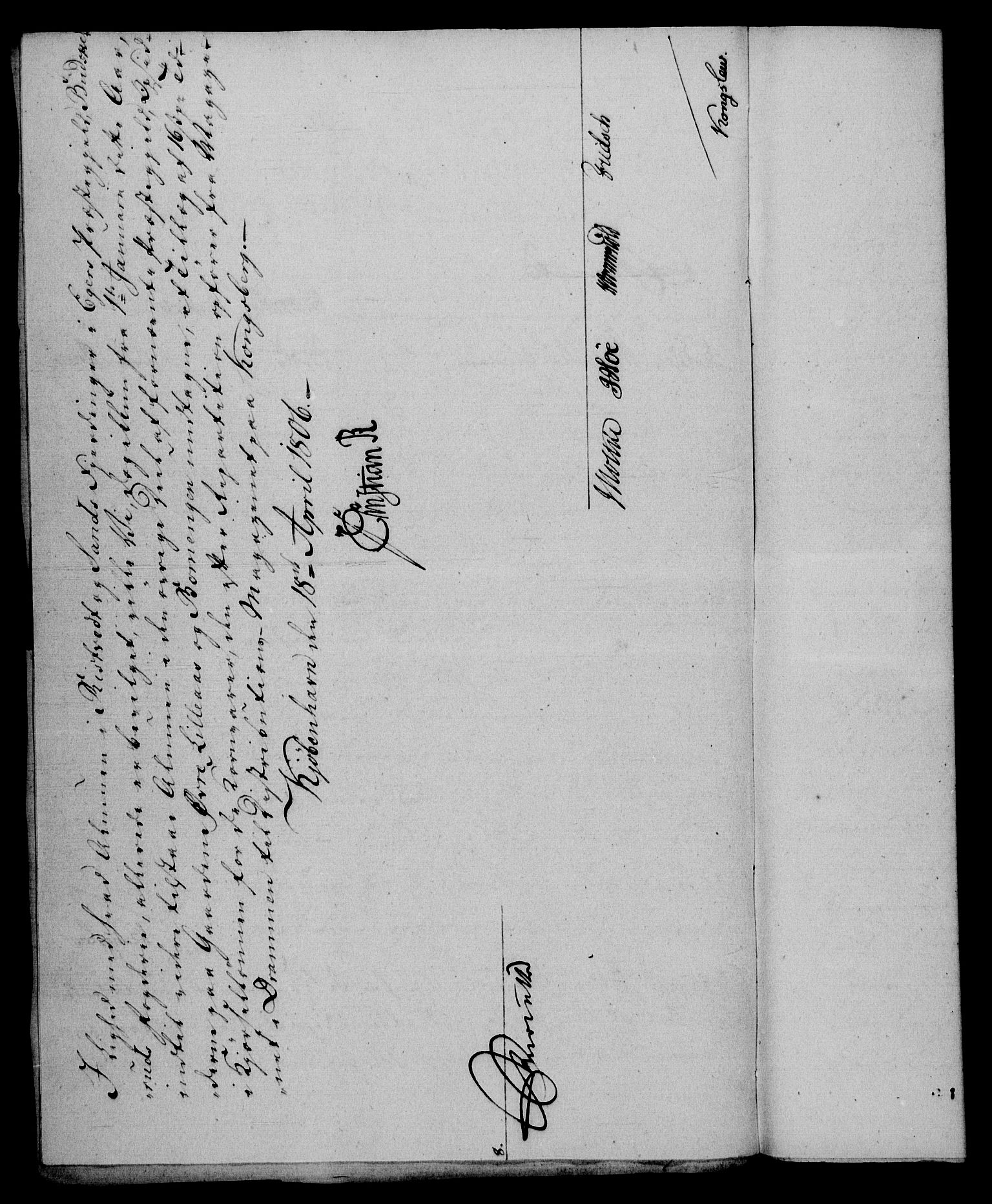 Rentekammeret, Renteskriverkontorene, AV/RA-EA-3115/M/Mf/Mfb/L0007: Relasjons- og resolusjonsprotokoll med register (merket RK 54.13), 1805-1806