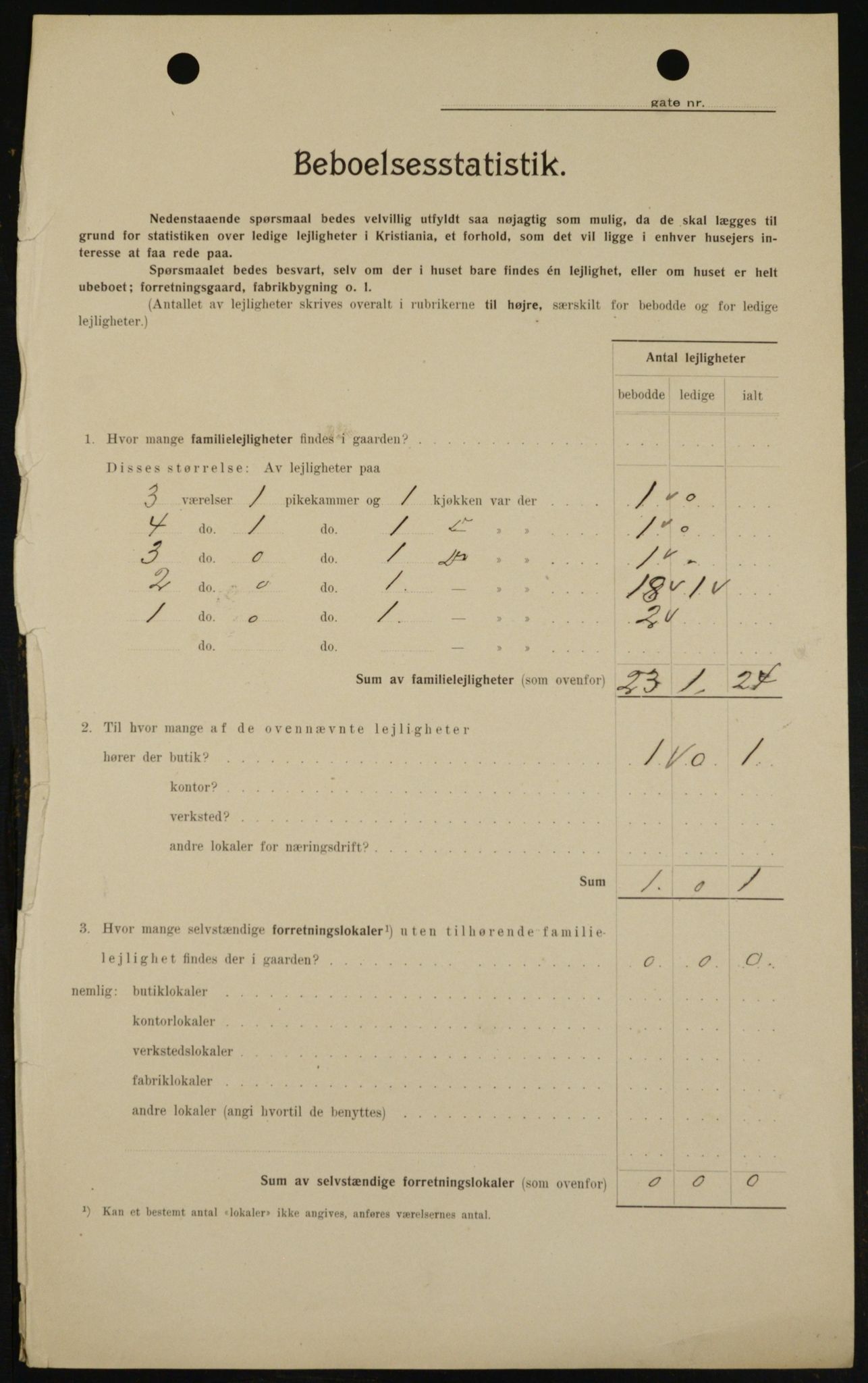OBA, Municipal Census 1909 for Kristiania, 1909, p. 35550