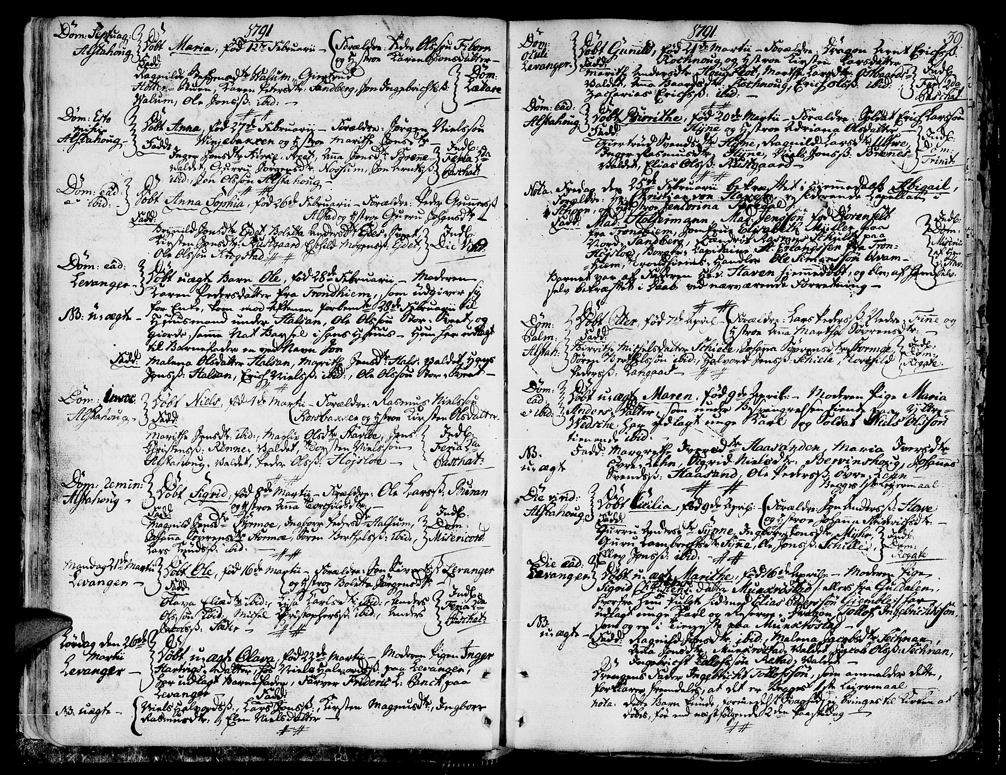 Ministerialprotokoller, klokkerbøker og fødselsregistre - Nord-Trøndelag, SAT/A-1458/717/L0142: Parish register (official) no. 717A02 /1, 1783-1809, p. 39