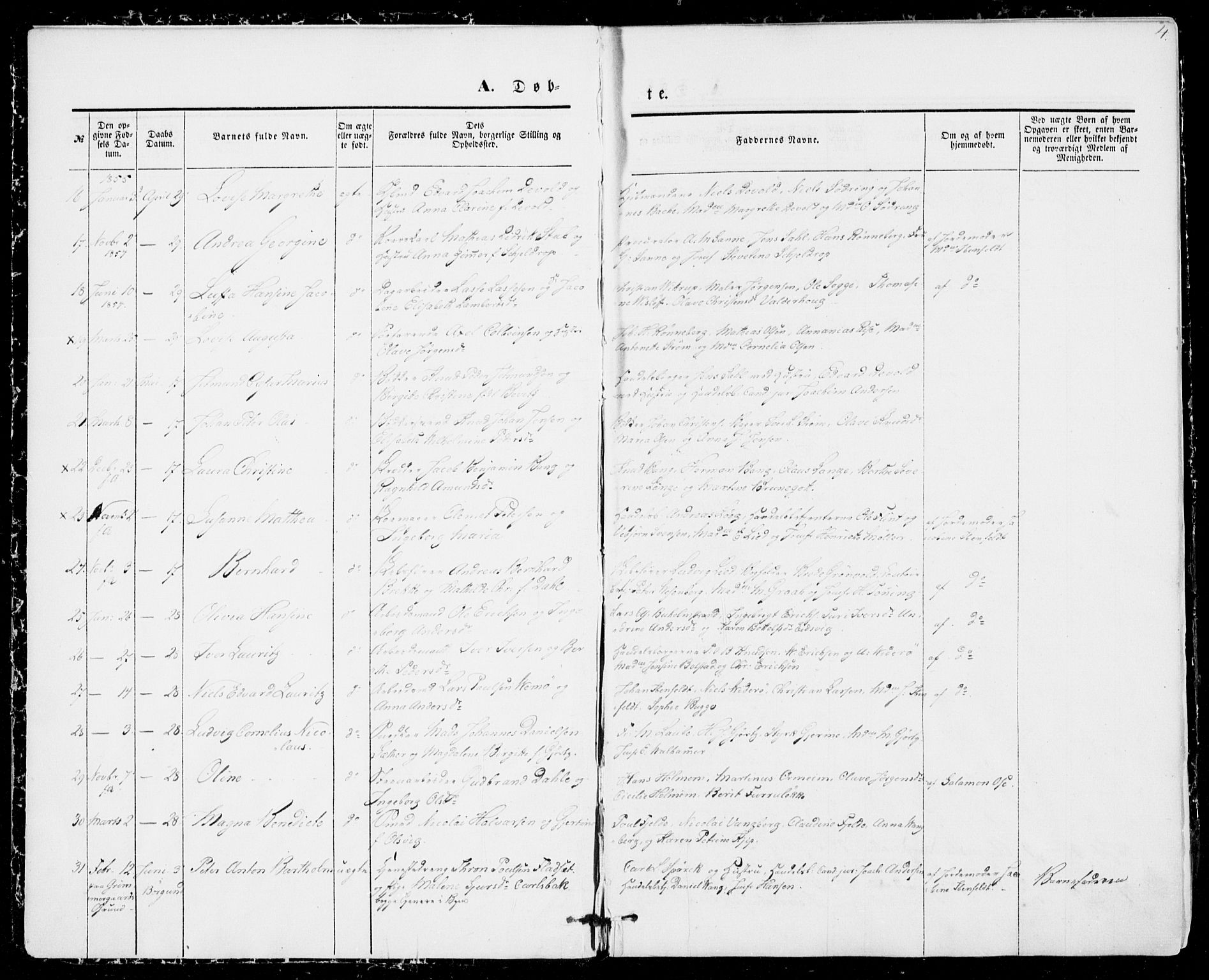 Ministerialprotokoller, klokkerbøker og fødselsregistre - Møre og Romsdal, AV/SAT-A-1454/529/L0451: Parish register (official) no. 529A01, 1855-1863, p. 4