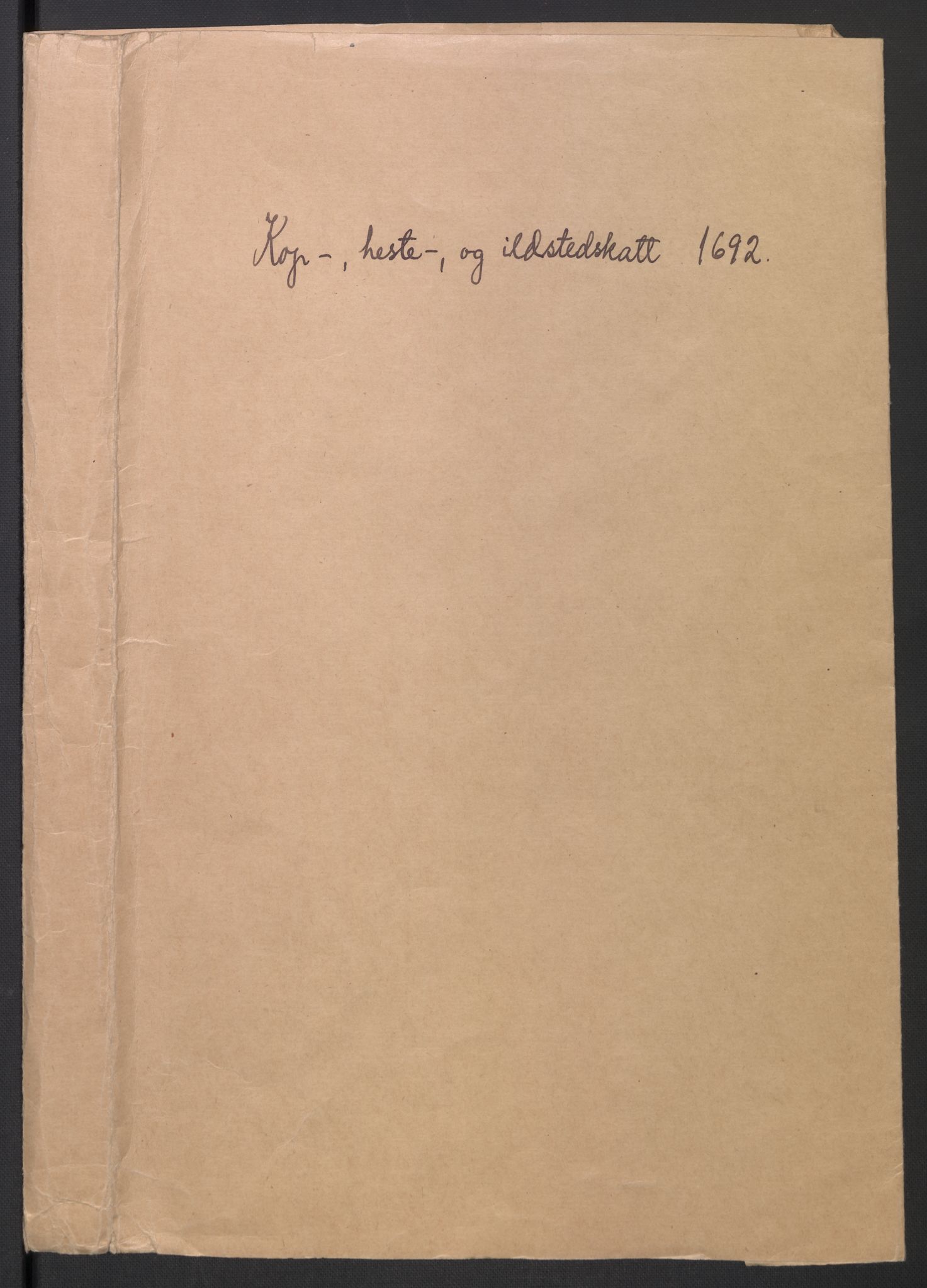 Rentekammeret inntil 1814, Reviderte regnskaper, Byregnskaper, AV/RA-EA-4066/R/Rs/L0506: [S2] Kontribusjonsregnskap, 1691-1692, p. 589