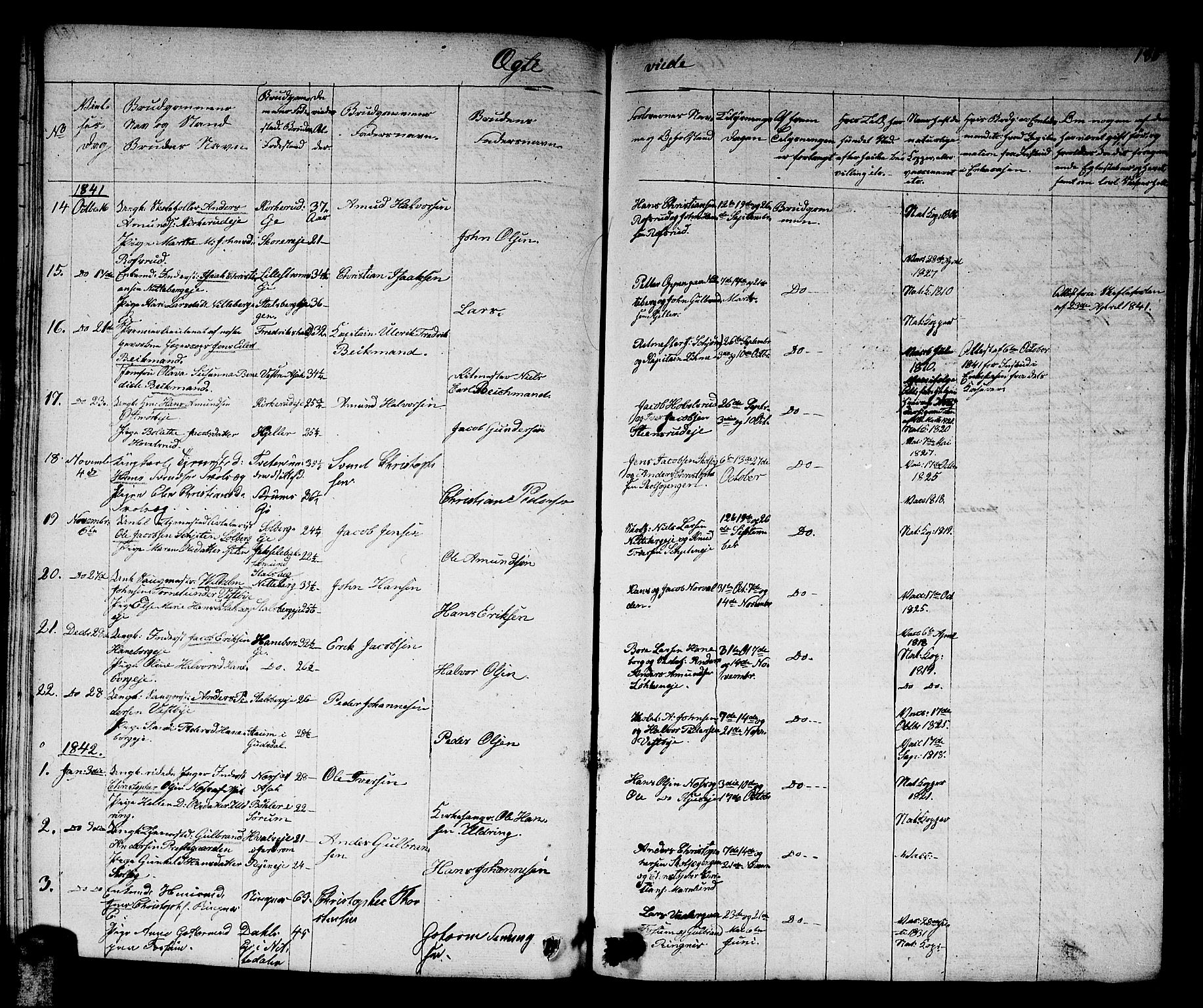 Skedsmo prestekontor Kirkebøker, SAO/A-10033a/G/Ga/L0001: Parish register (copy) no. I 1, 1830-1854, p. 185