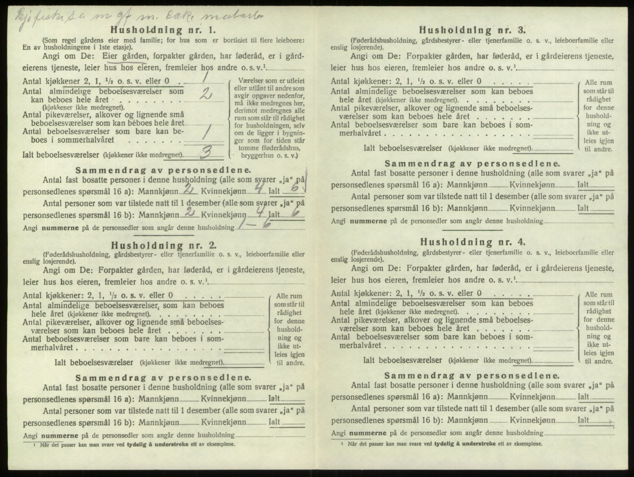 SAO, 1920 census for Hvaler, 1920, p. 1125