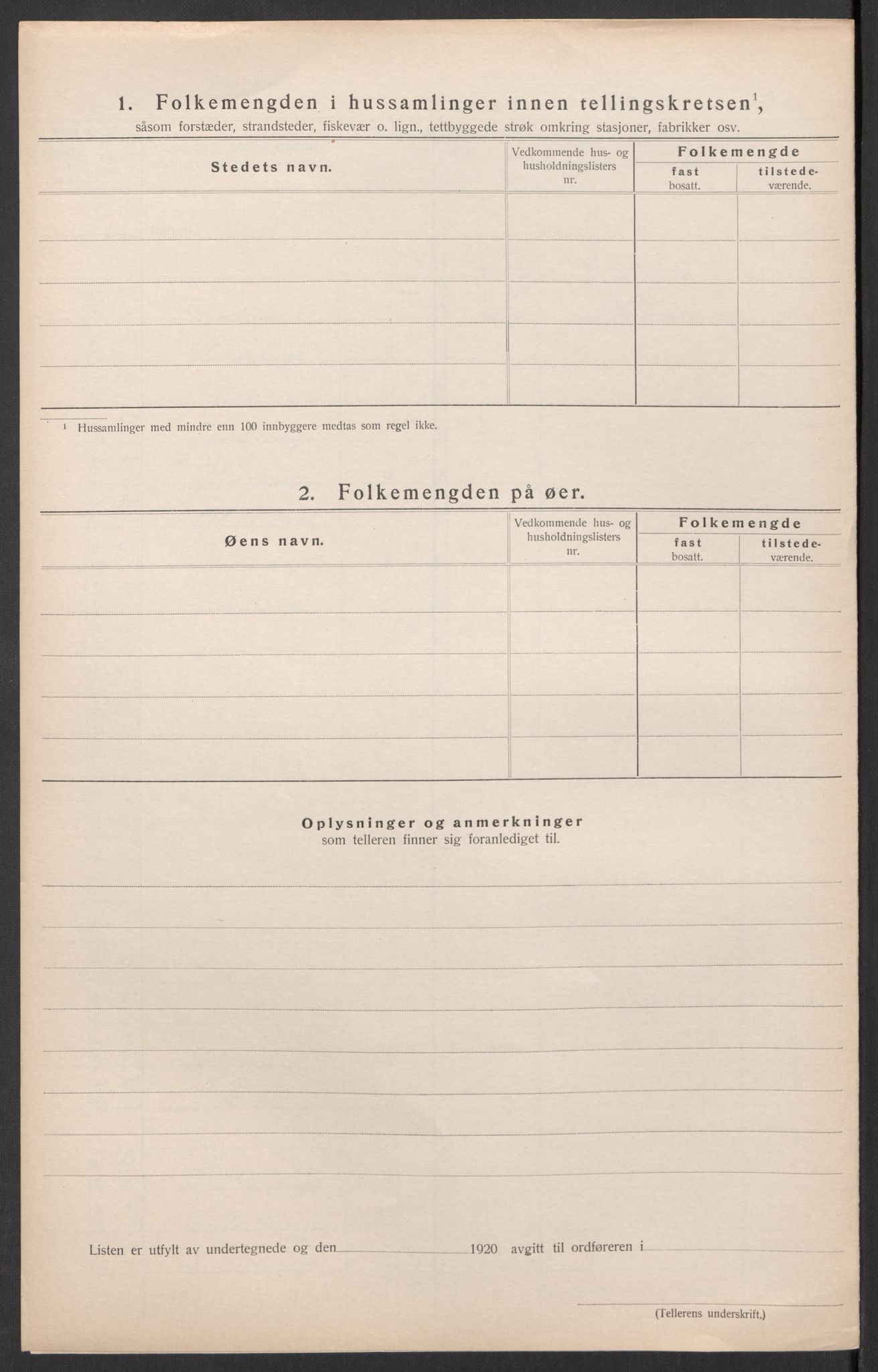 SAK, 1920 census for Nes (V-A), 1920, p. 28