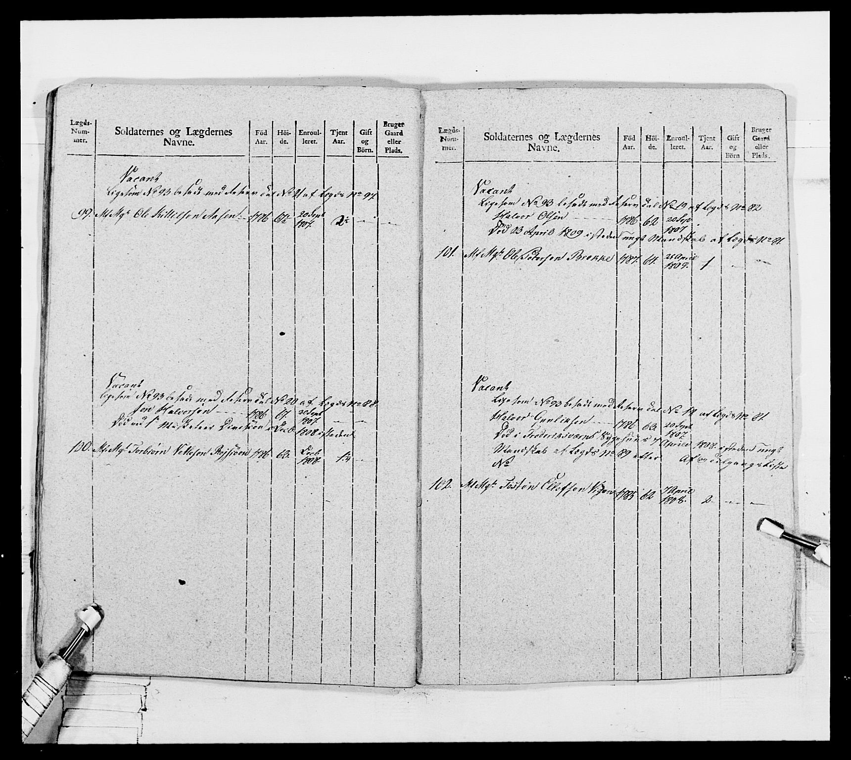 Generalitets- og kommissariatskollegiet, Det kongelige norske kommissariatskollegium, AV/RA-EA-5420/E/Eh/L0116: Telemarkske nasjonale infanteriregiment, 1810, p. 494