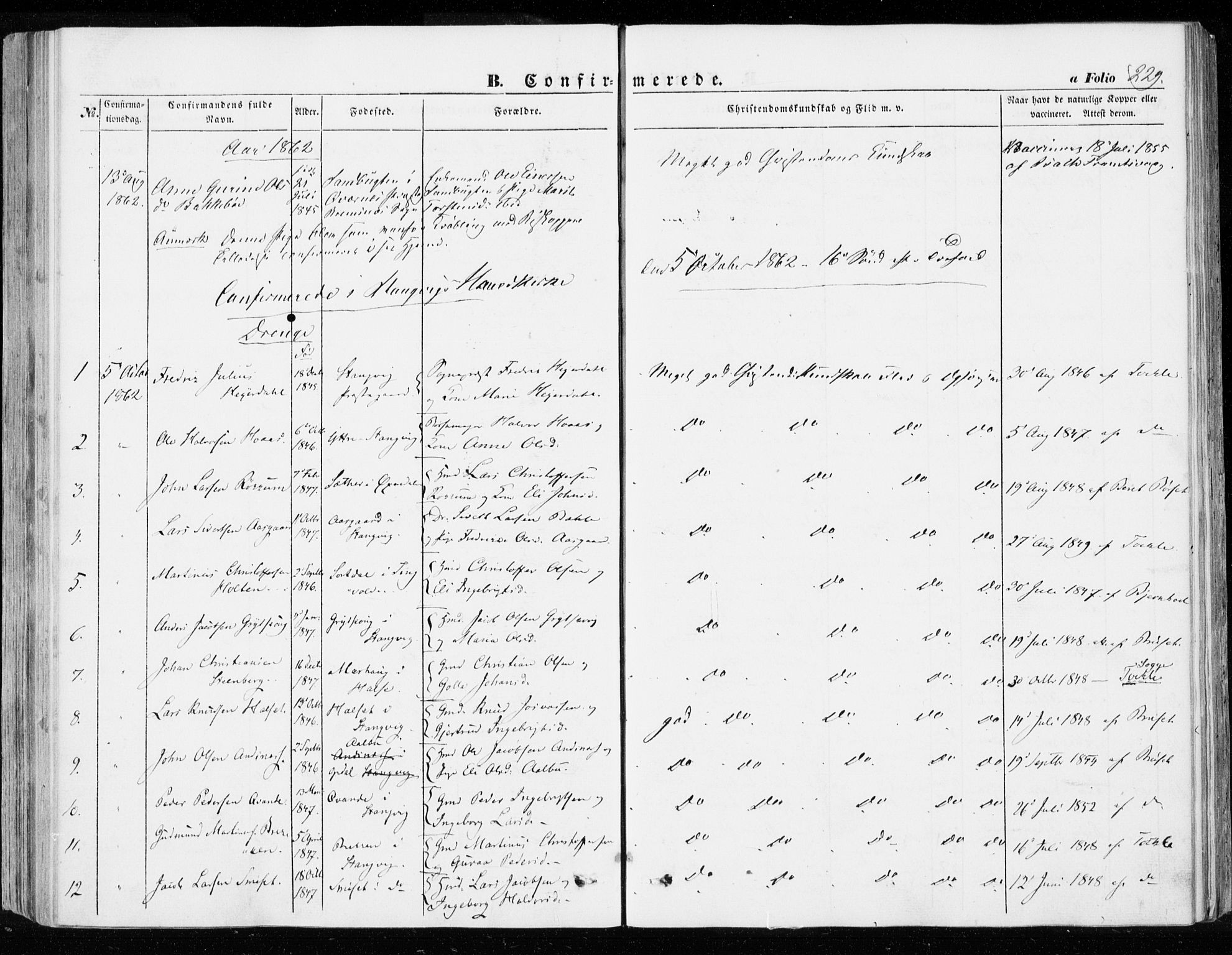 Ministerialprotokoller, klokkerbøker og fødselsregistre - Møre og Romsdal, AV/SAT-A-1454/592/L1026: Parish register (official) no. 592A04, 1849-1867, p. 229