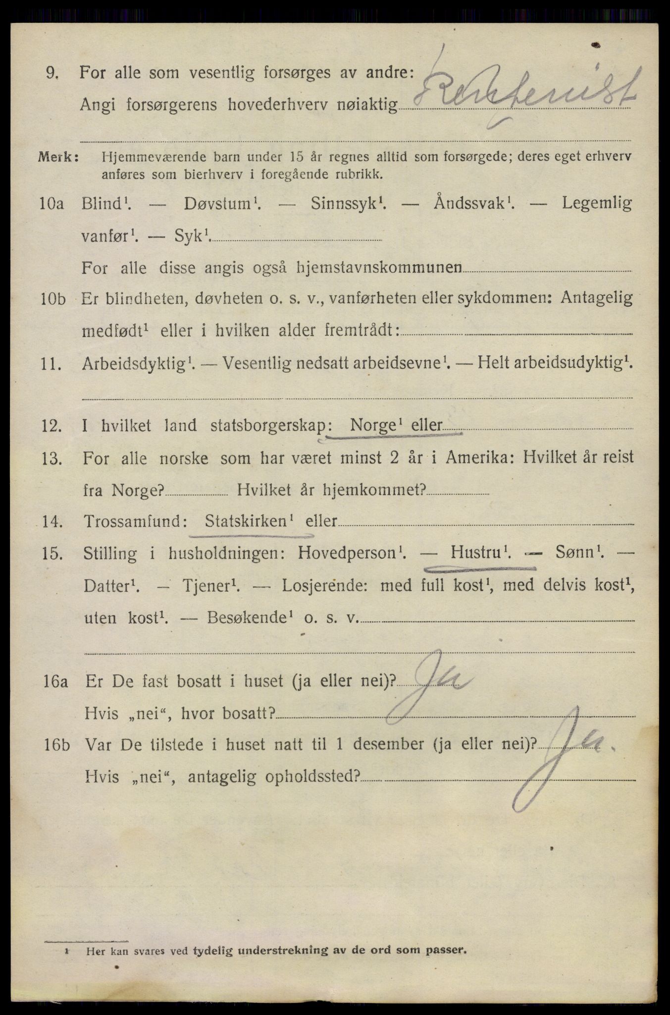 SAO, 1920 census for Bærum, 1920, p. 20627