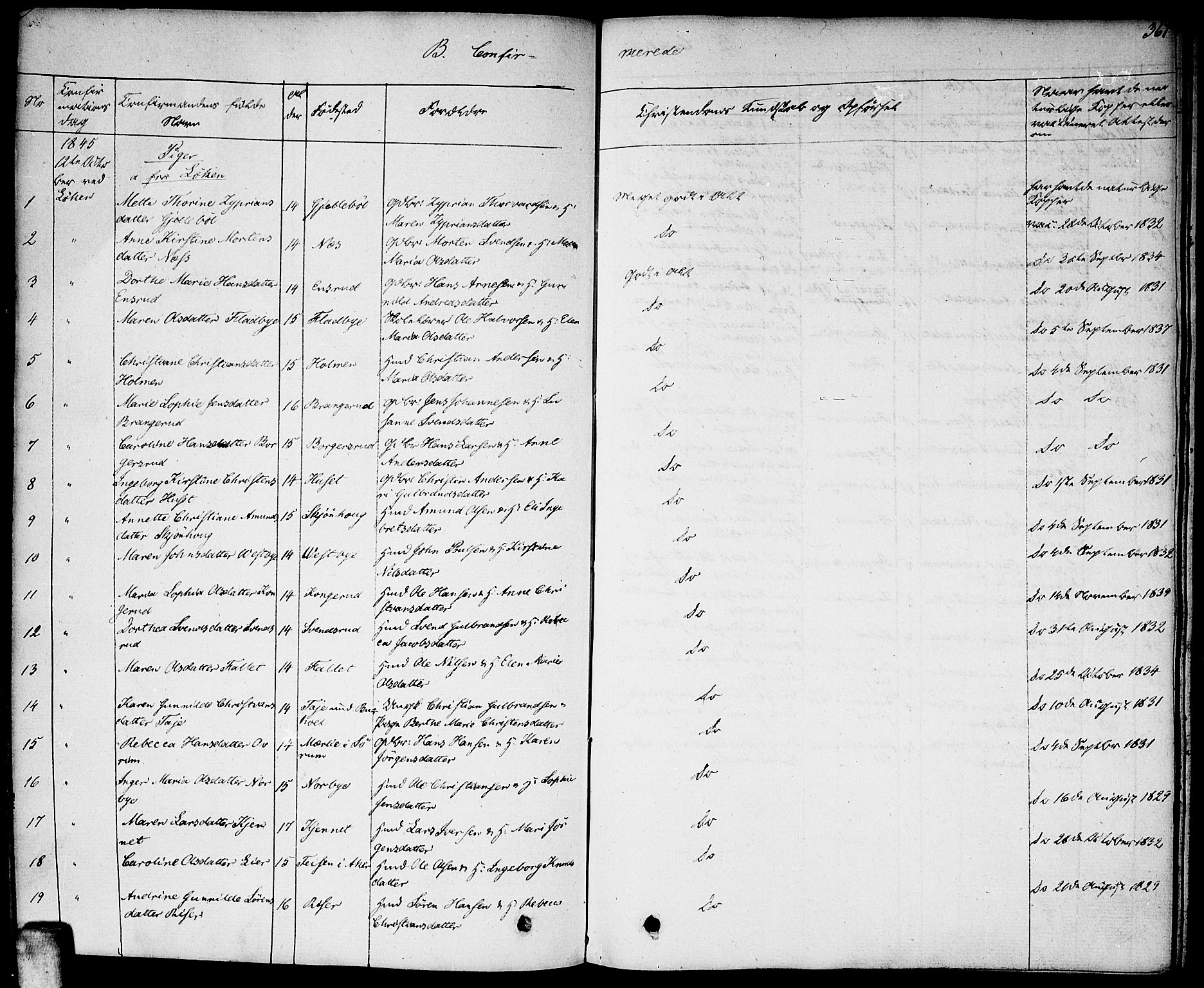 Høland prestekontor Kirkebøker, AV/SAO-A-10346a/F/Fa/L0008: Parish register (official) no. I 8, 1827-1845, p. 367