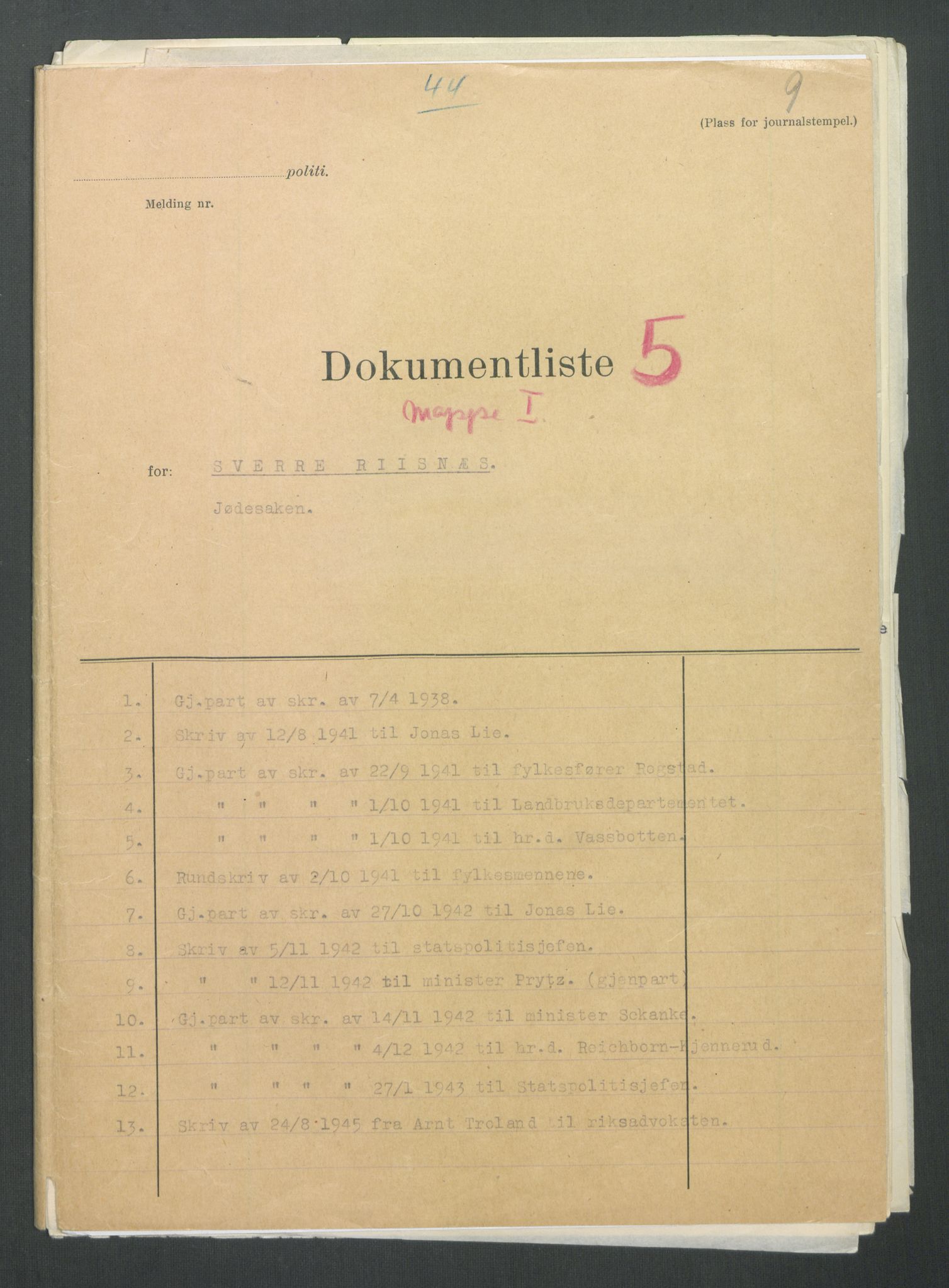 Landssvikarkivet, Oslo politikammer, RA/S-3138-01/D/Di/L0001: Anr. 1559, 1945-1947, p. 364