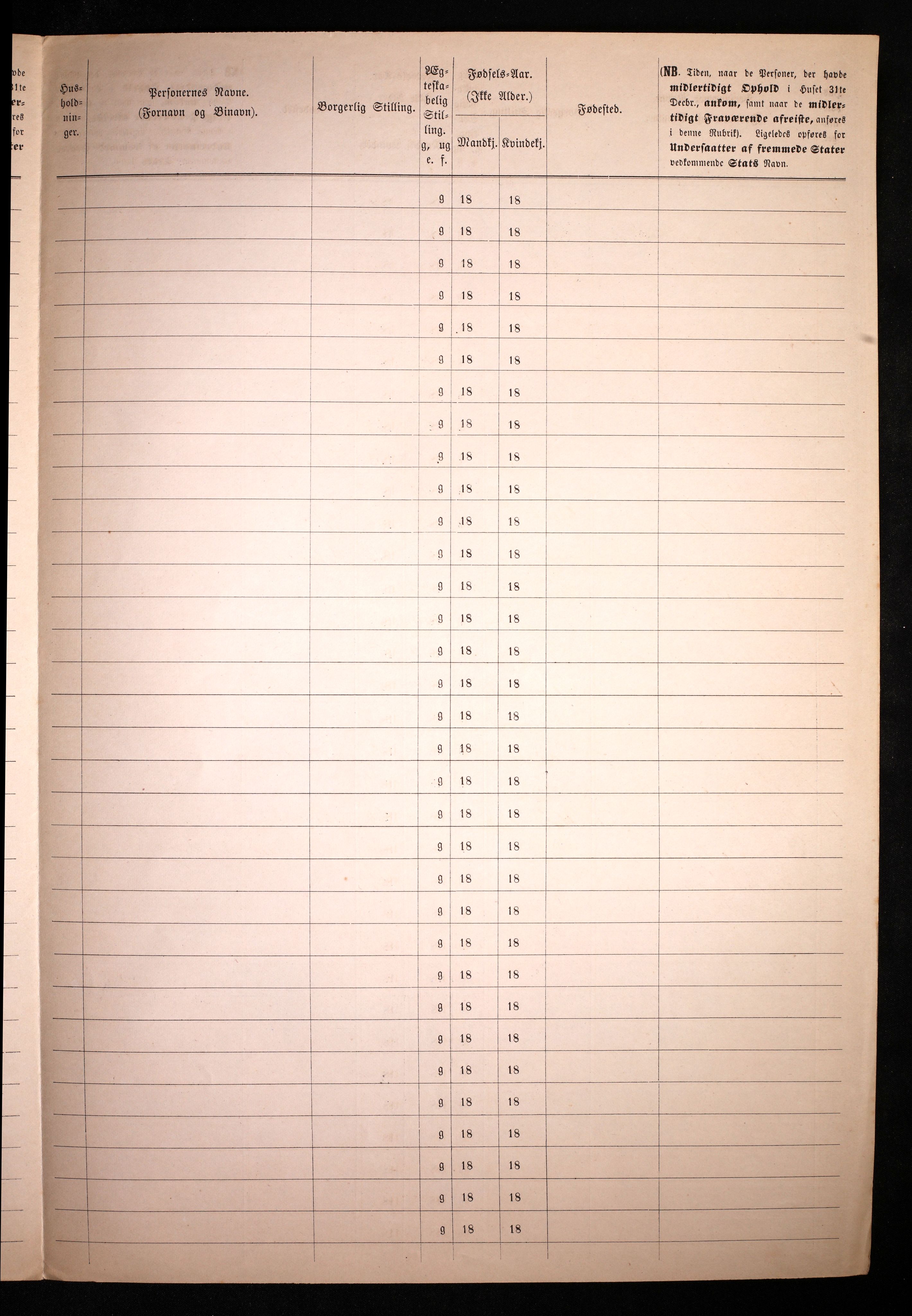 RA, 1870 census for 0101 Fredrikshald, 1870, p. 2237